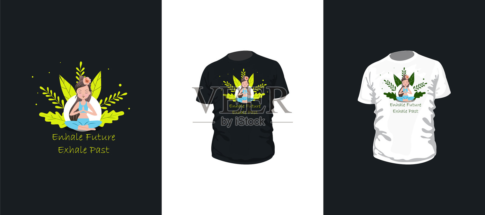 创意t恤设计艺术插画图片素材