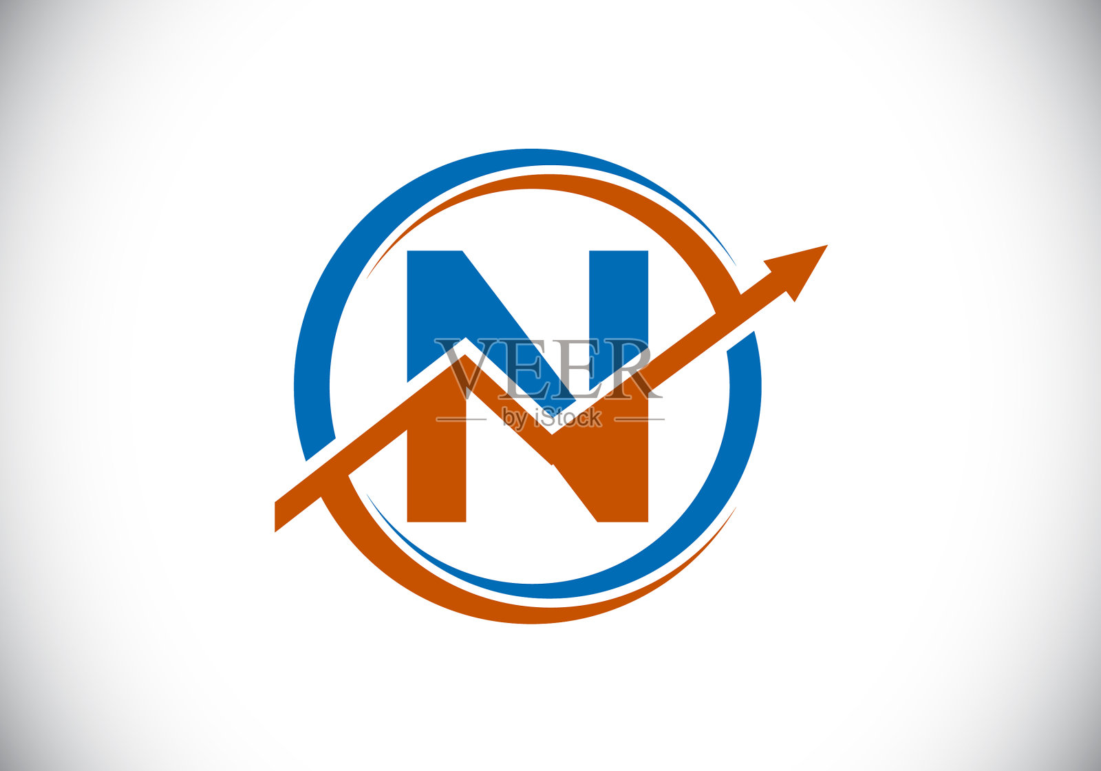 首字母组合字母符号设计插画图片素材