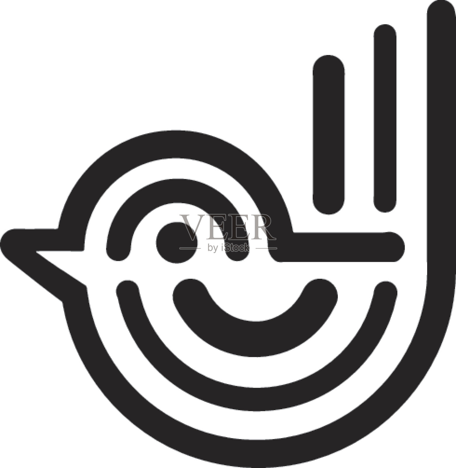 小鸟图标插画图片素材