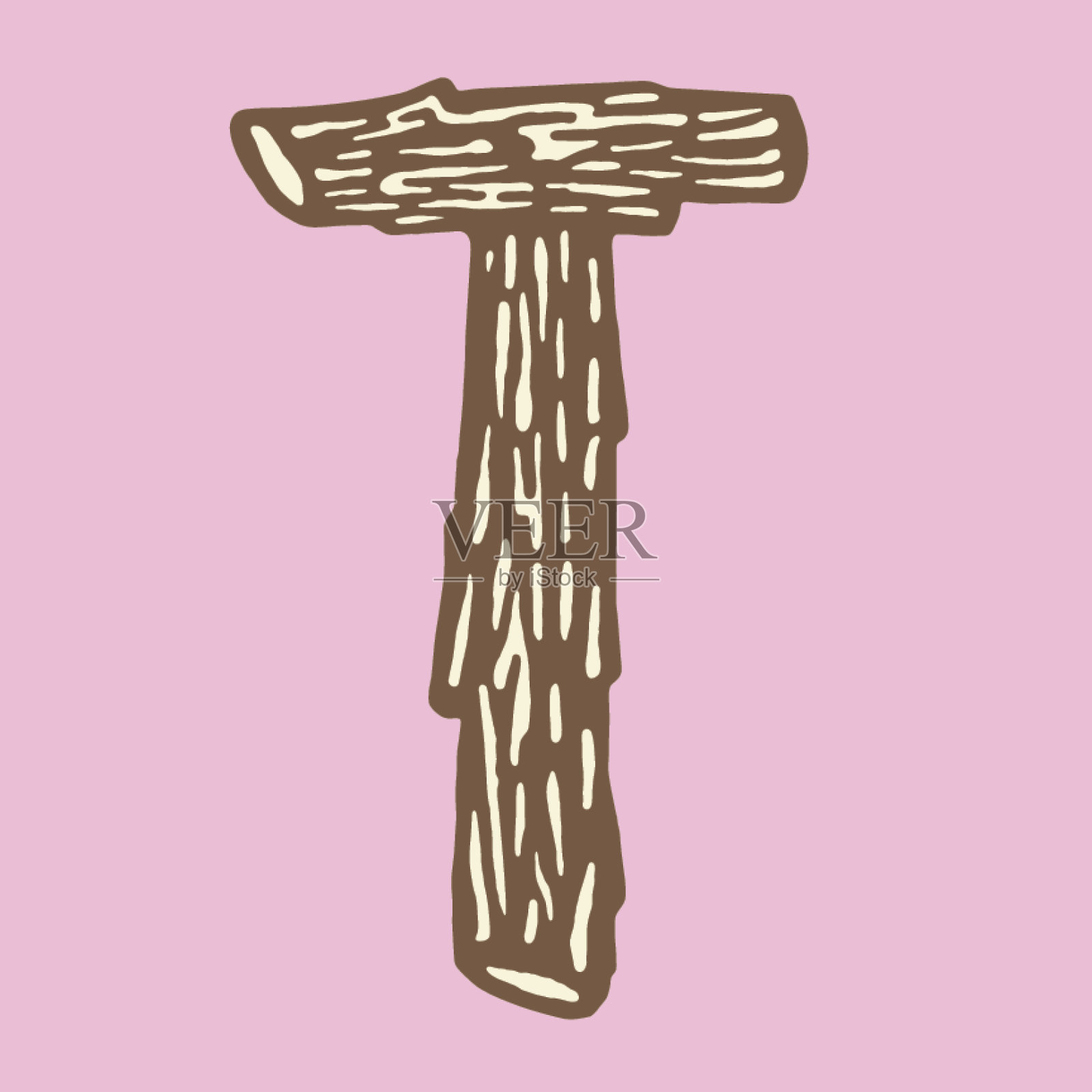 字母T插画图片素材