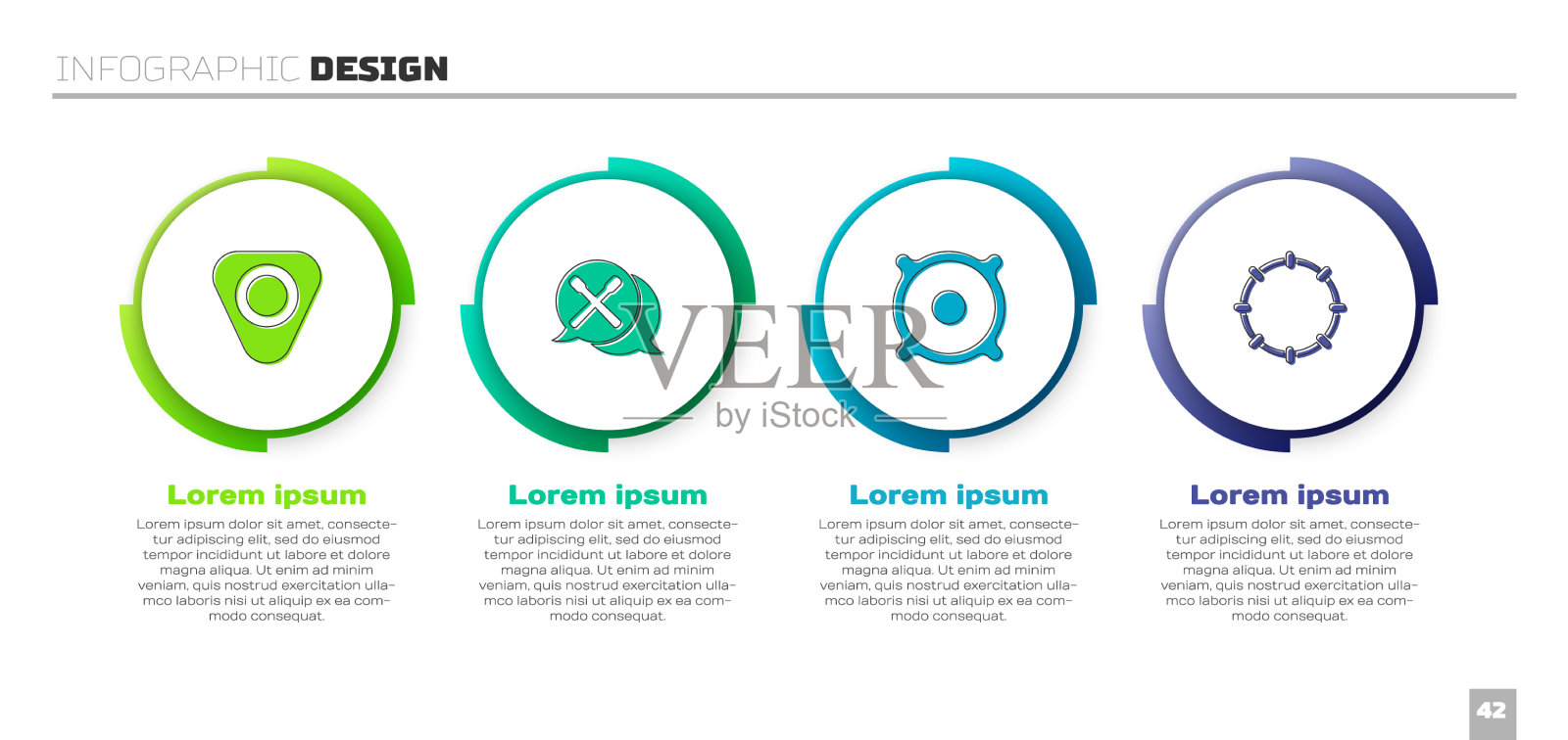 设置吉他拾音器、鼓棒、立体声扬声器图标素材