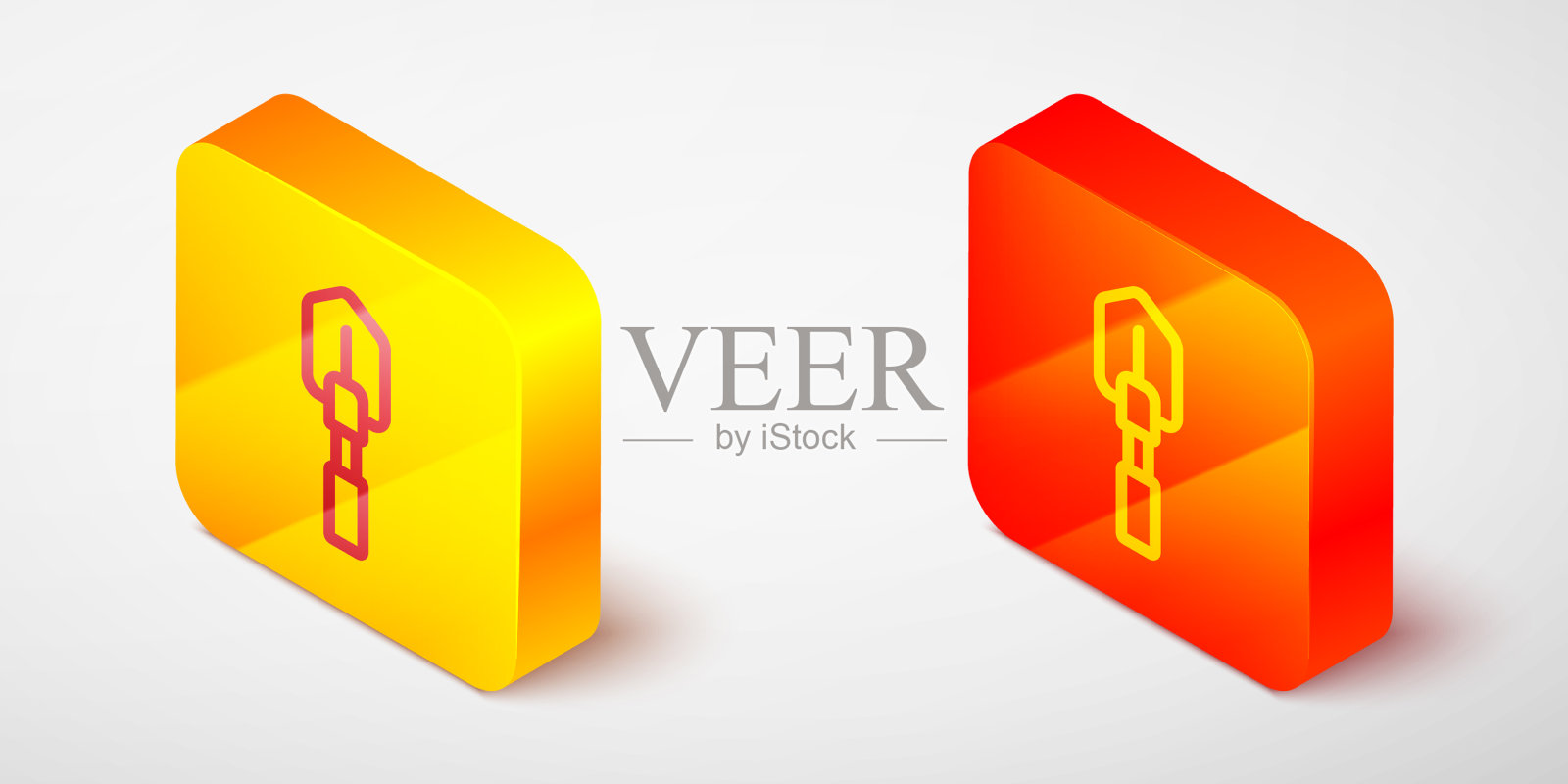 等距线铲图标孤立在灰色图标素材