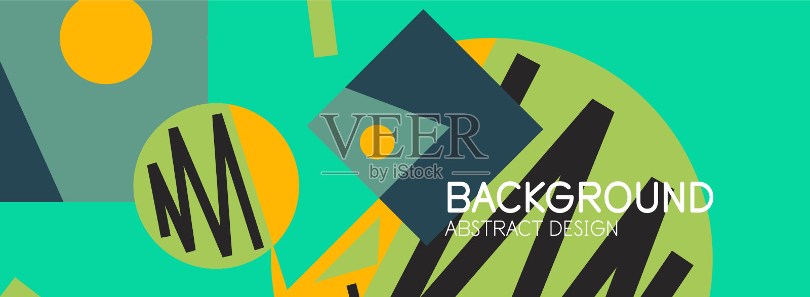 抽象的背景与块线几何插画图片素材