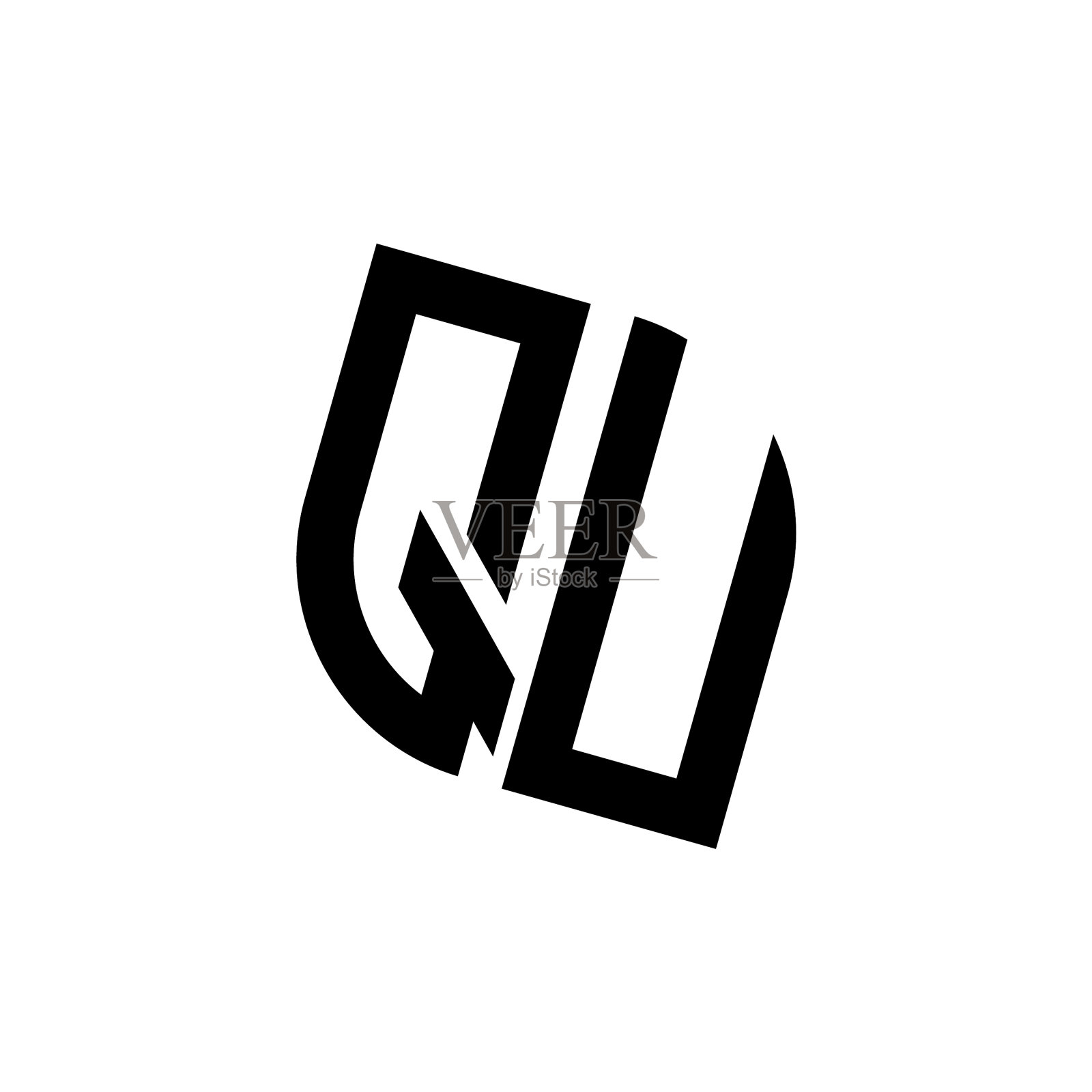 曲徽标拼字模板设计设计元素图片