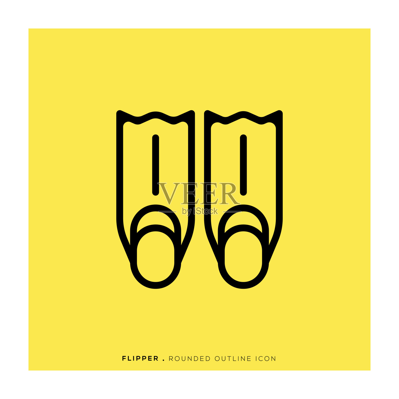 鳍圆线图标插画图片素材