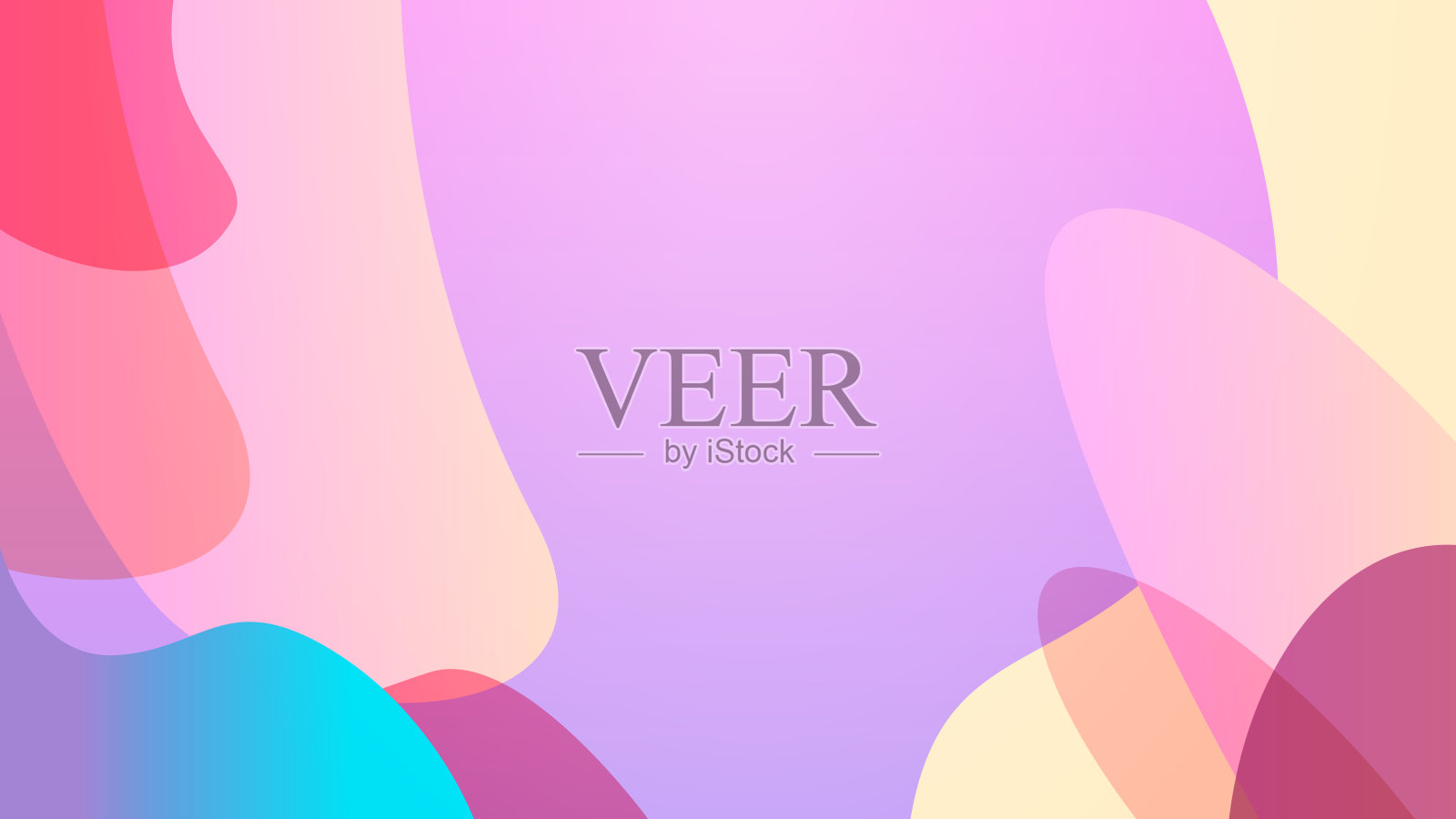 抽象彩色简单现代液体背景插画图片素材