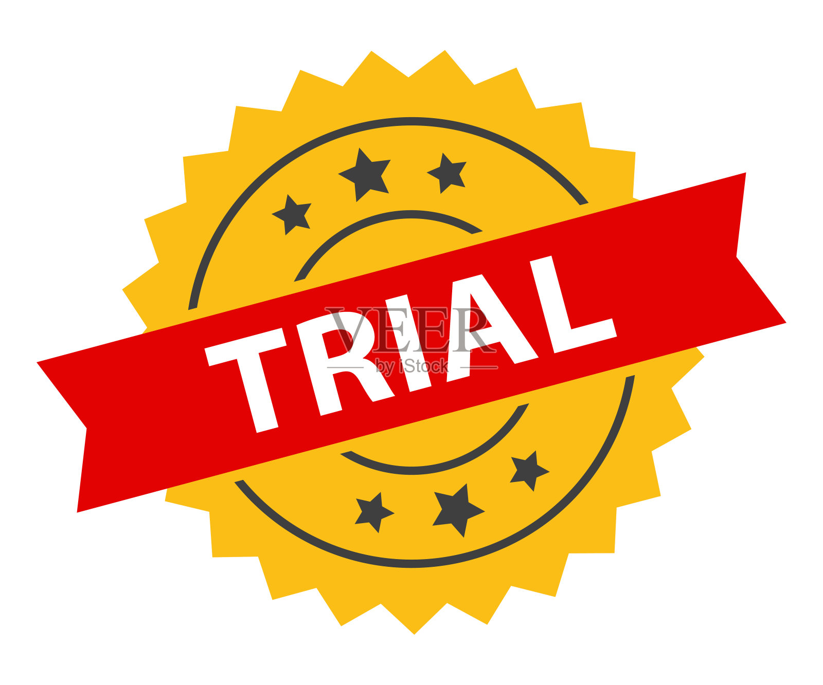 试用-印章，印鉴，印章模板。难看的东西效果。向量股票插图插画图片素材