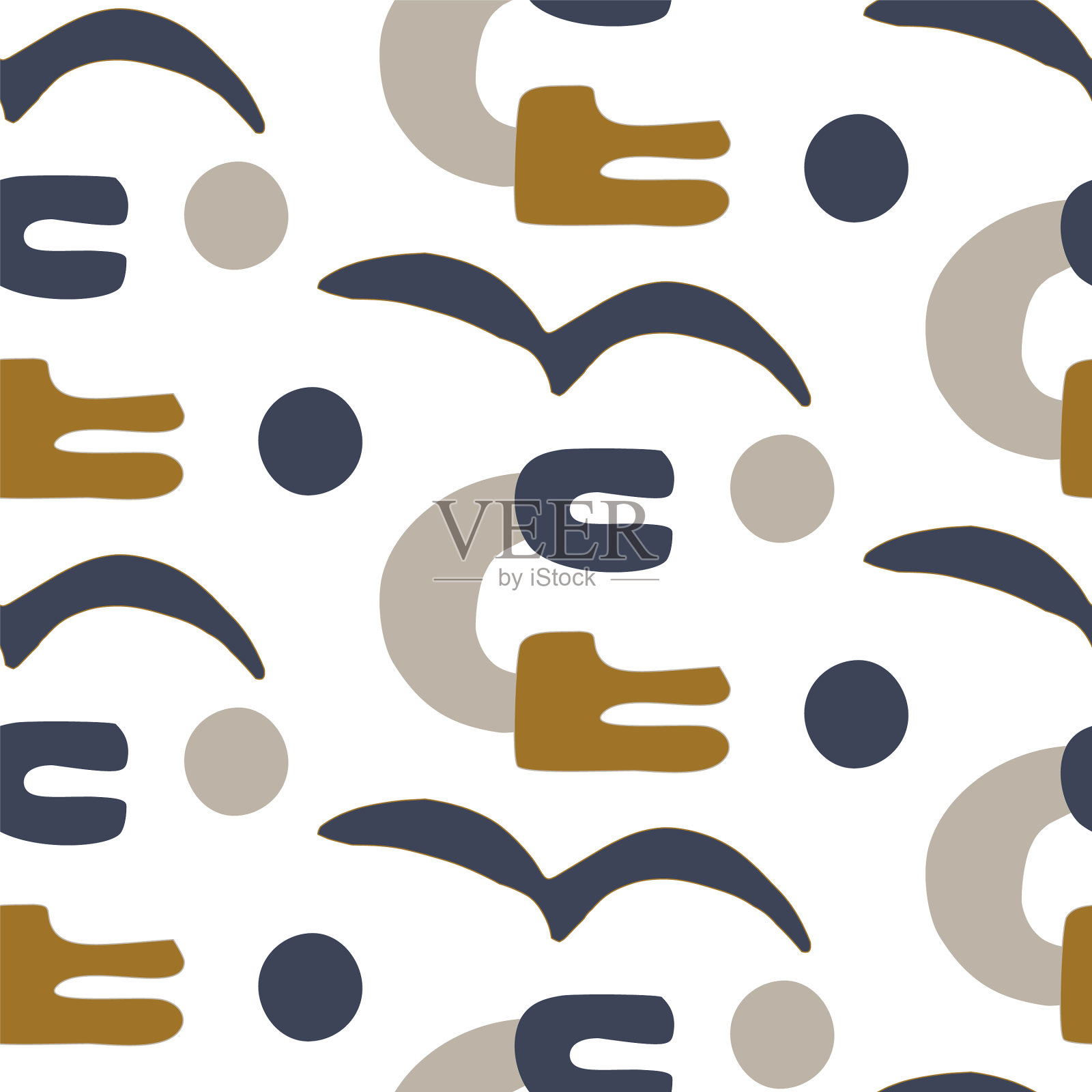 阳刚几何无缝图案经典插画图片素材