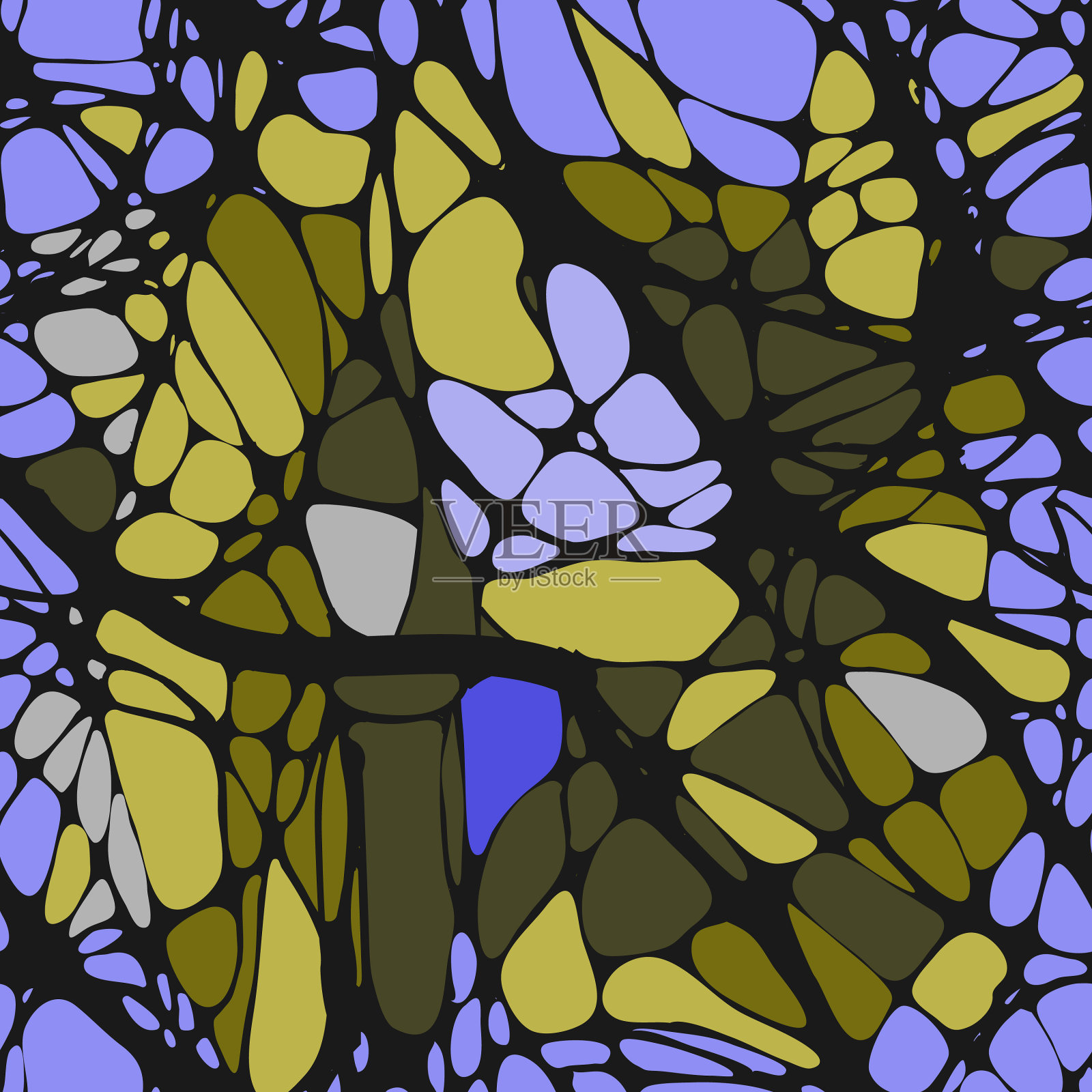 无缝模式与抽象模式线插画图片素材