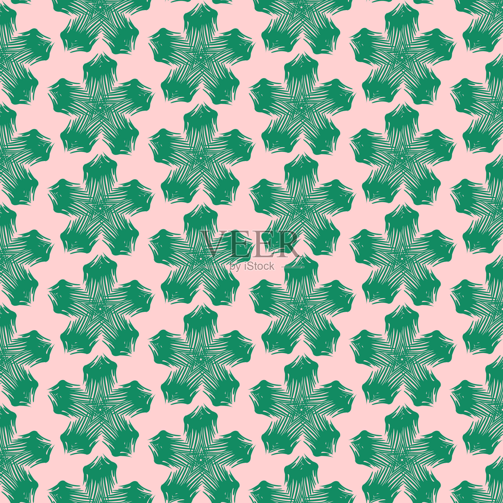 绿星插画图片素材