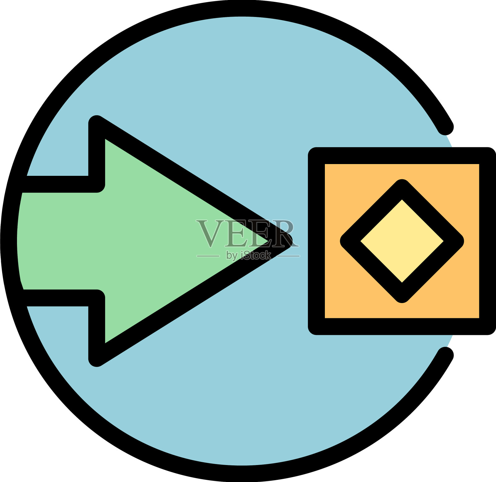 重新设计工艺图标颜色轮廓图标素材