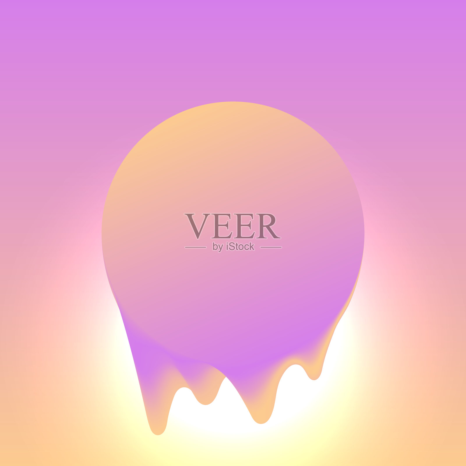 抽象设计-粉红色液体形状-时尚的背景插画图片素材