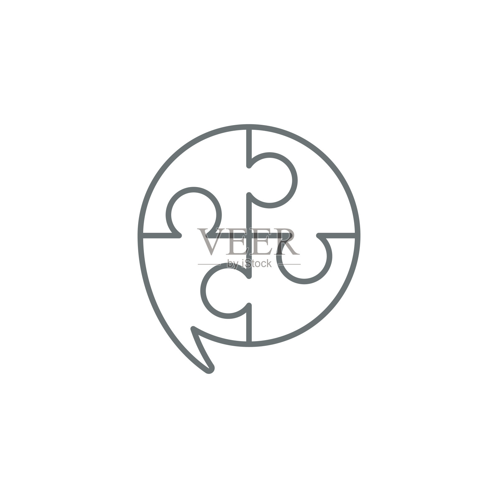 拼图语音气泡图标图标素材