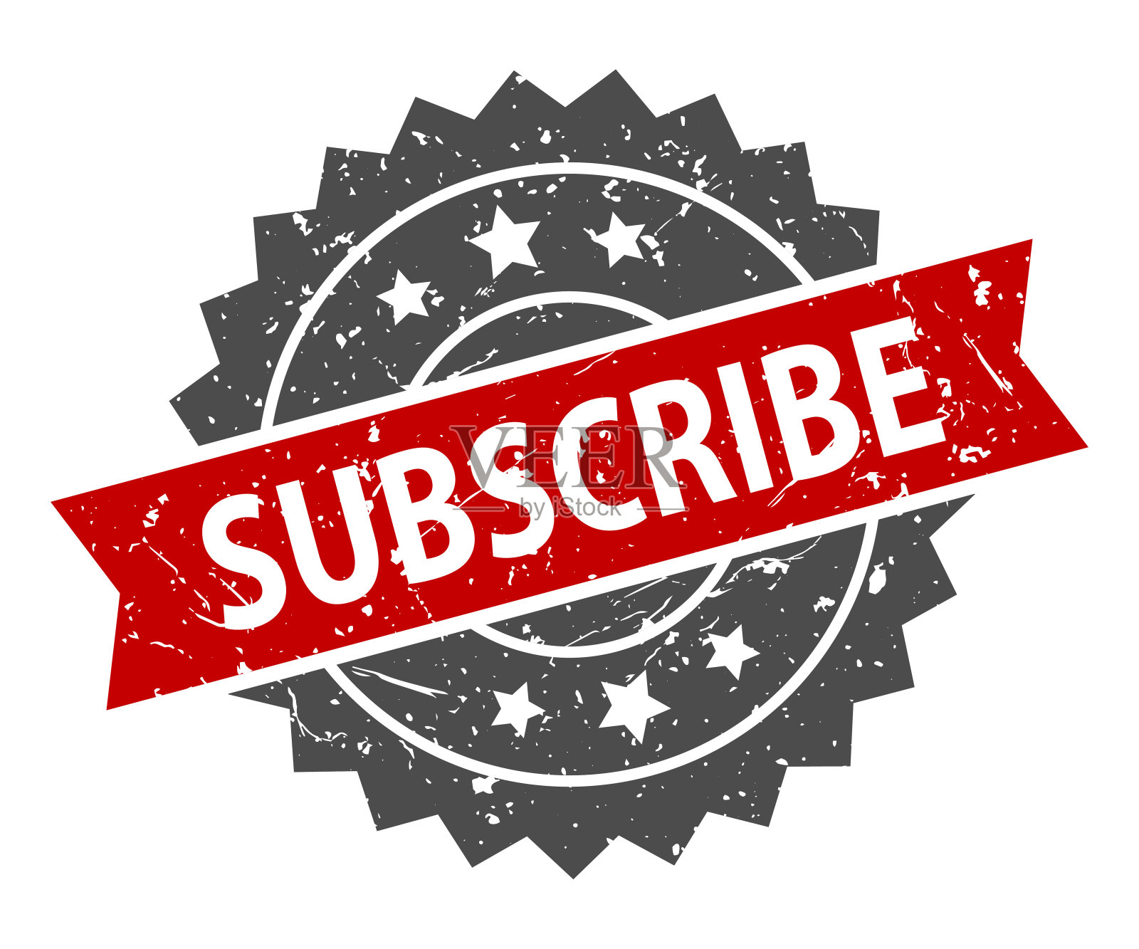 订阅-印章，印戳，印章模板。难看的东西效果。向量股票插图插画图片素材