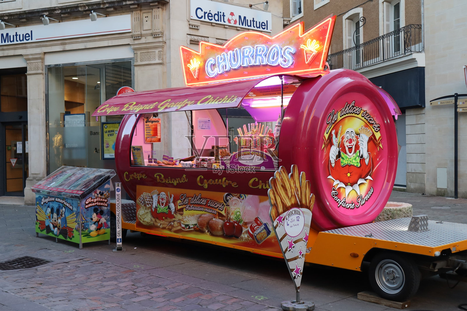 Poitiers -餐车照片摄影图片