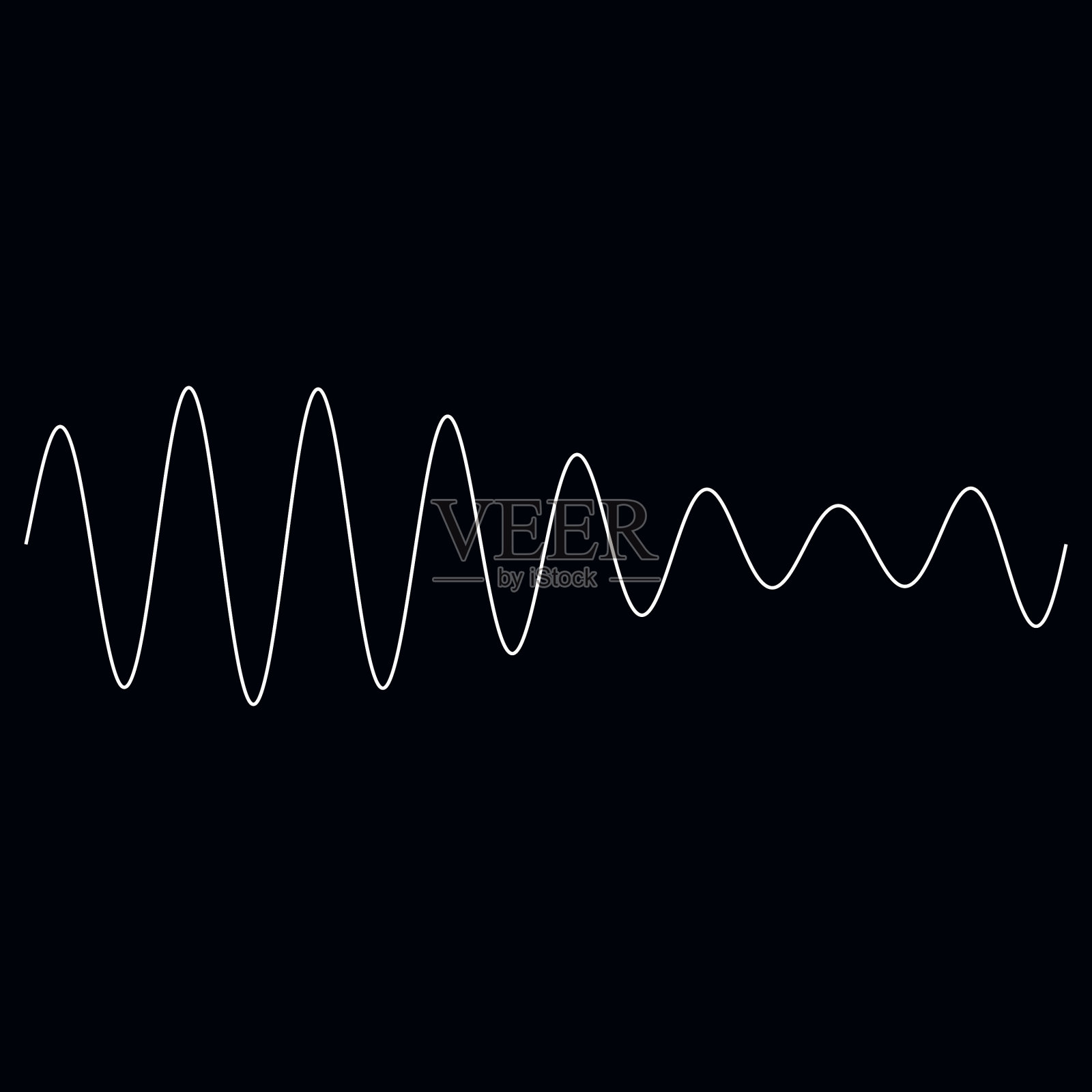 波浪起伏，波浪起伏，曲线弧度，弧度效果插画图片素材