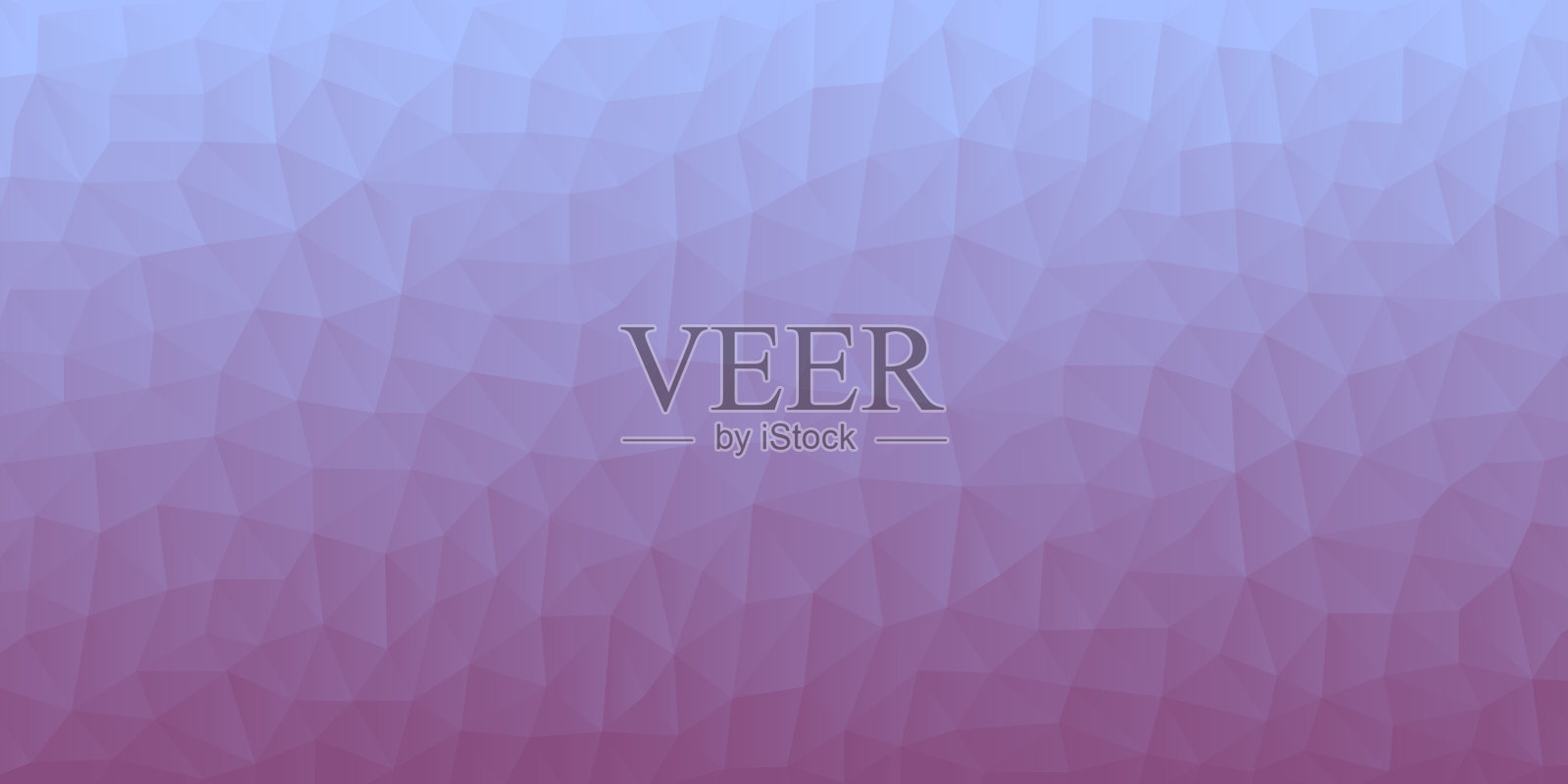 多边形镶嵌与紫色渐变-抽象的几何背景-低多边形插画图片素材