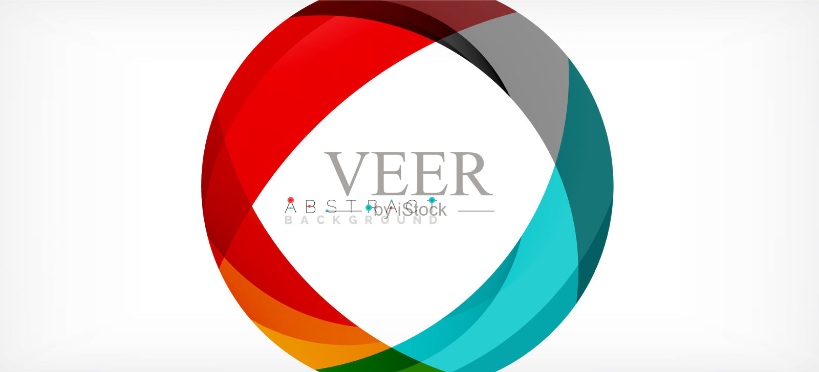 几何抽象背景圈创建插画图片素材