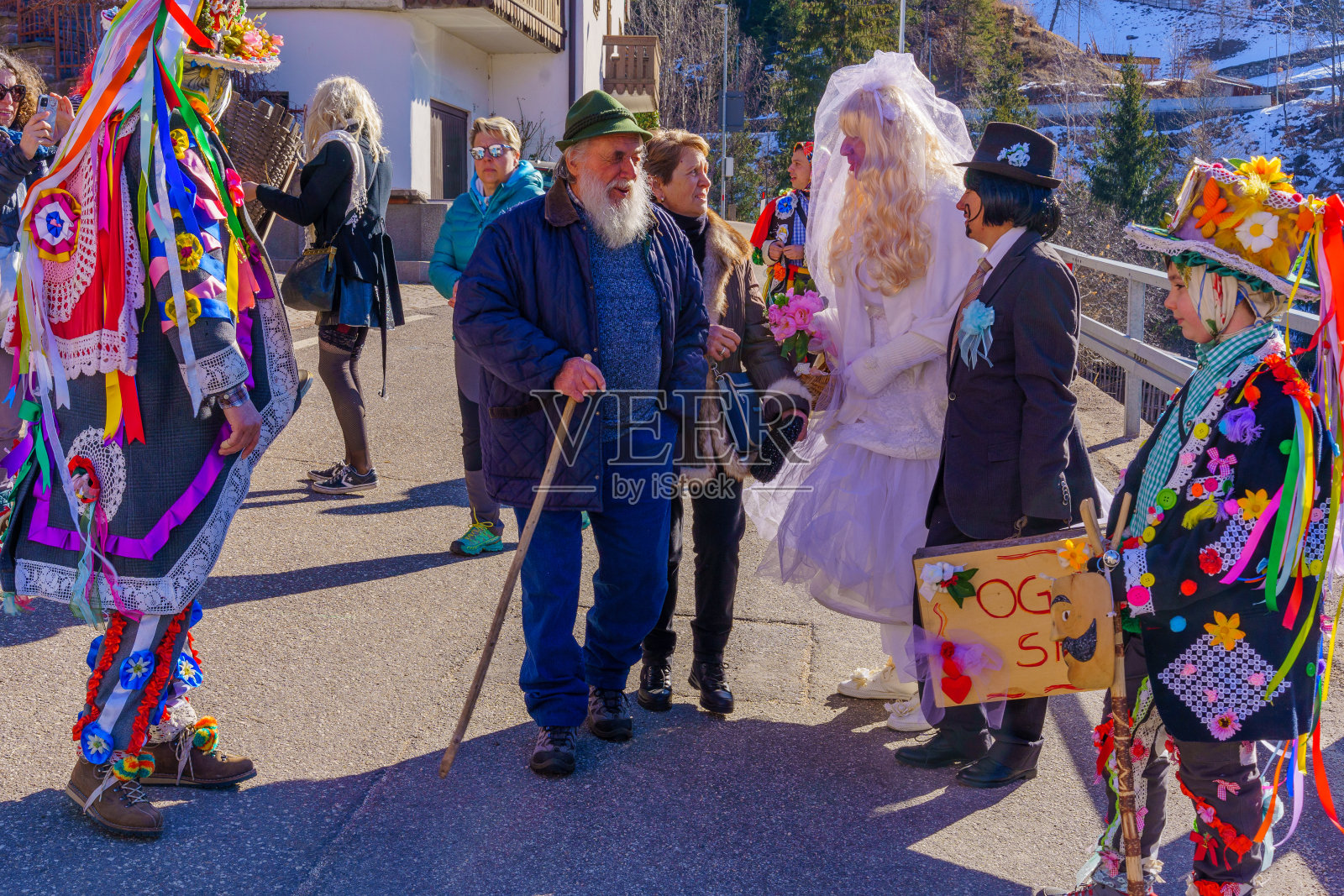 瓦尔弗洛里亚纳狂欢节， 特伦蒂诺照片摄影图片