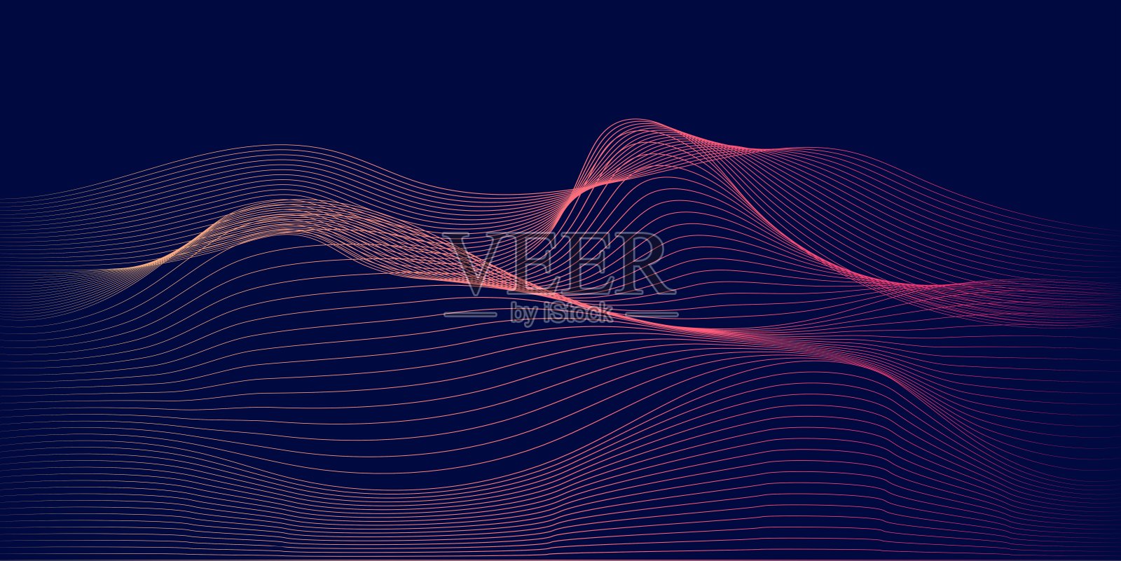 摘要:微波颗粒技术背景插画图片素材