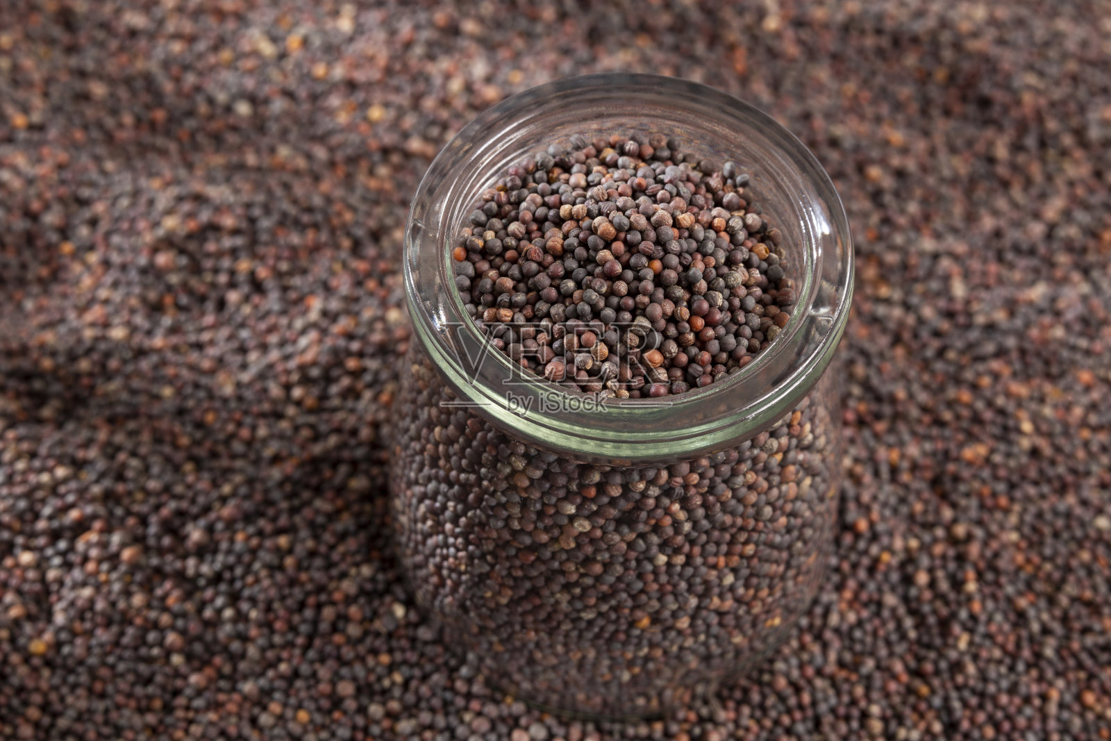 黑芸苔-黑芥菜种子或柑橘照片摄影图片