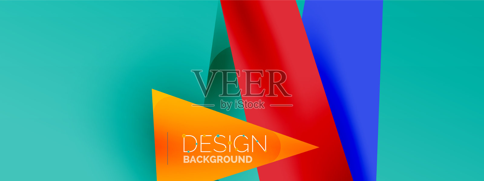 背景抽象重叠形状最小插画图片素材