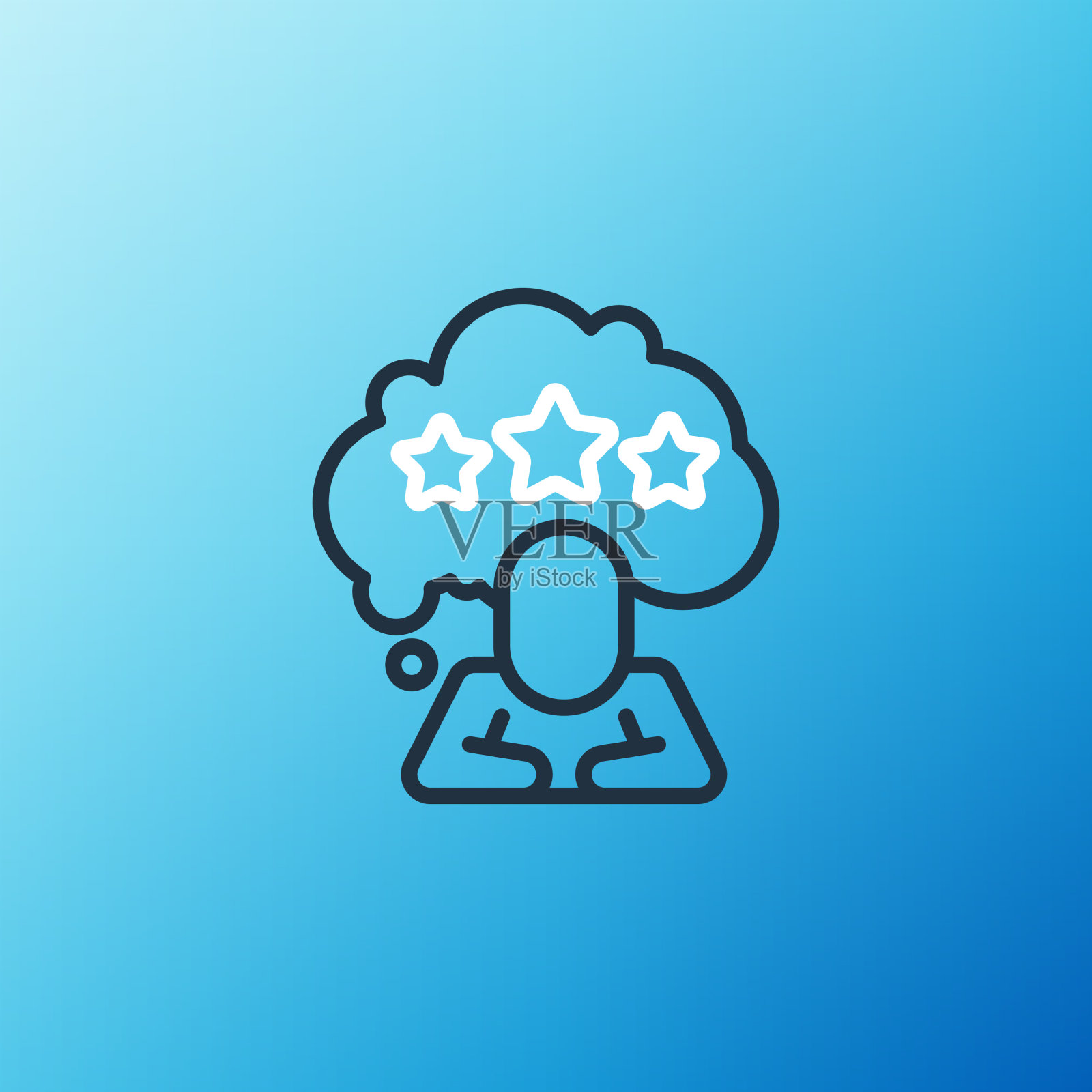 行五星级客户产品评级审核插画图片素材