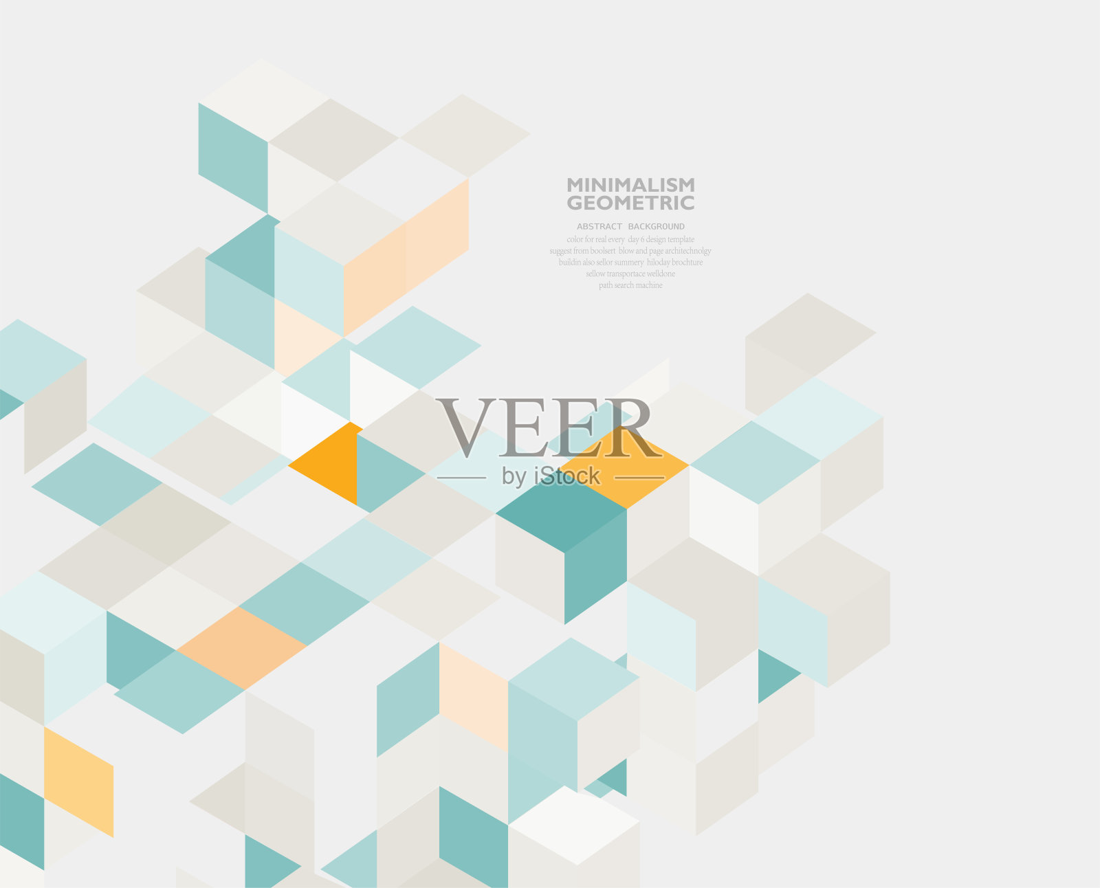 抽象颜色现代几何装饰方格图案背景插画图片素材