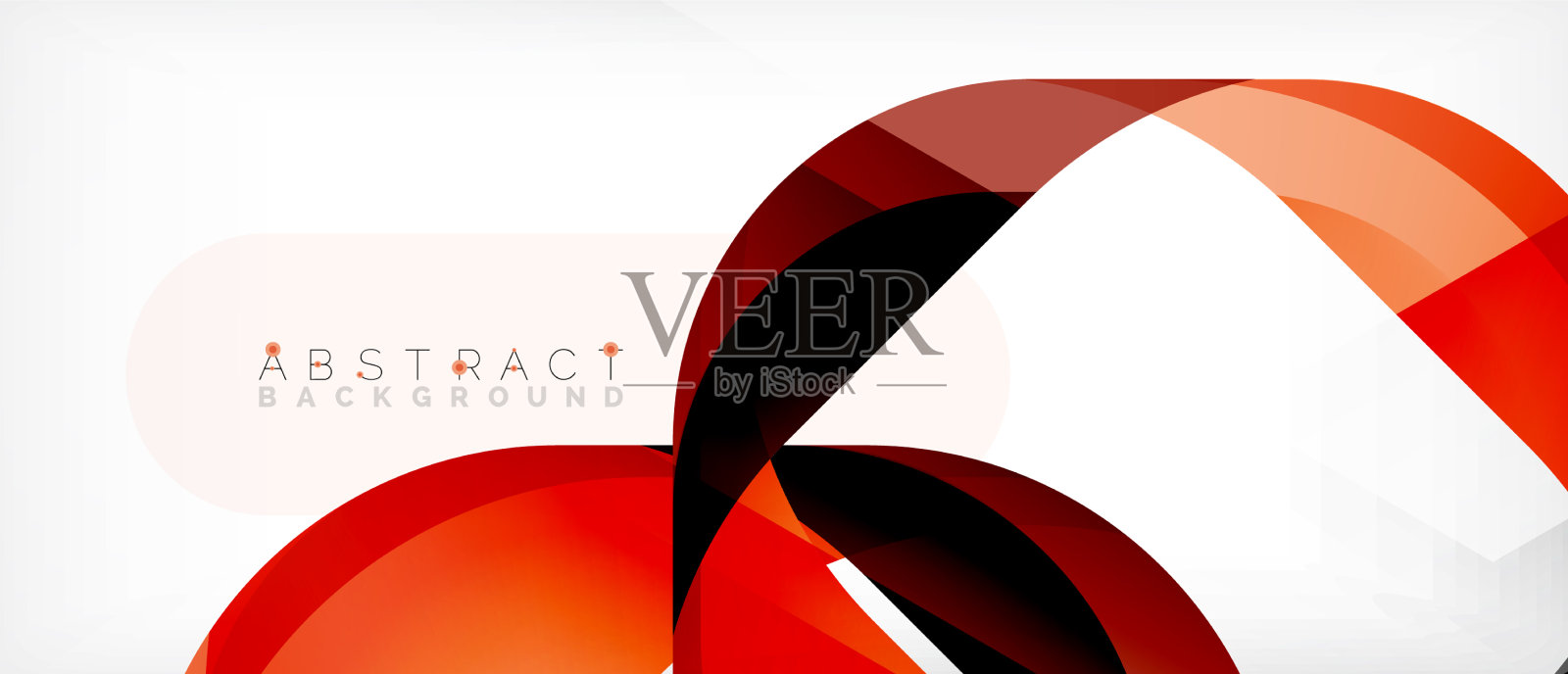 抽象的带有重叠波的正方形形状设计模板素材