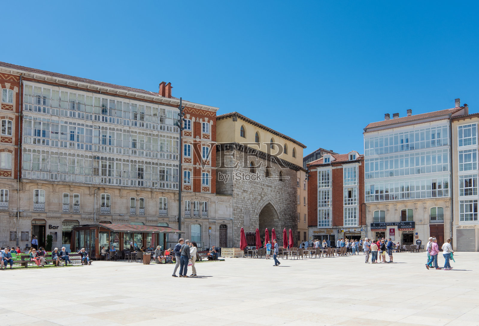 布尔戈斯是一座古老的艺术城市照片摄影图片