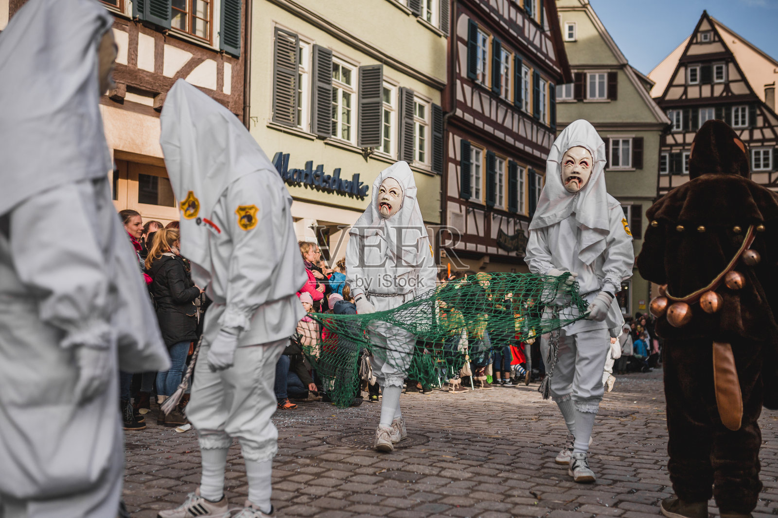 斯瓦比亚Fasnet -多彩的狂欢节照片摄影图片