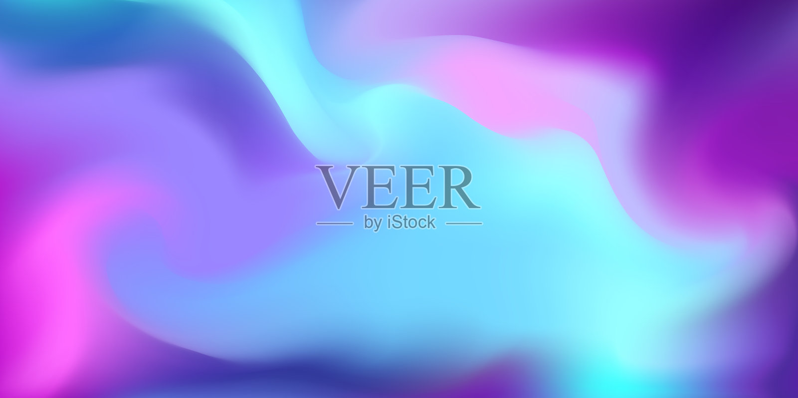 抽象波浪模糊彩色背景插画图片素材