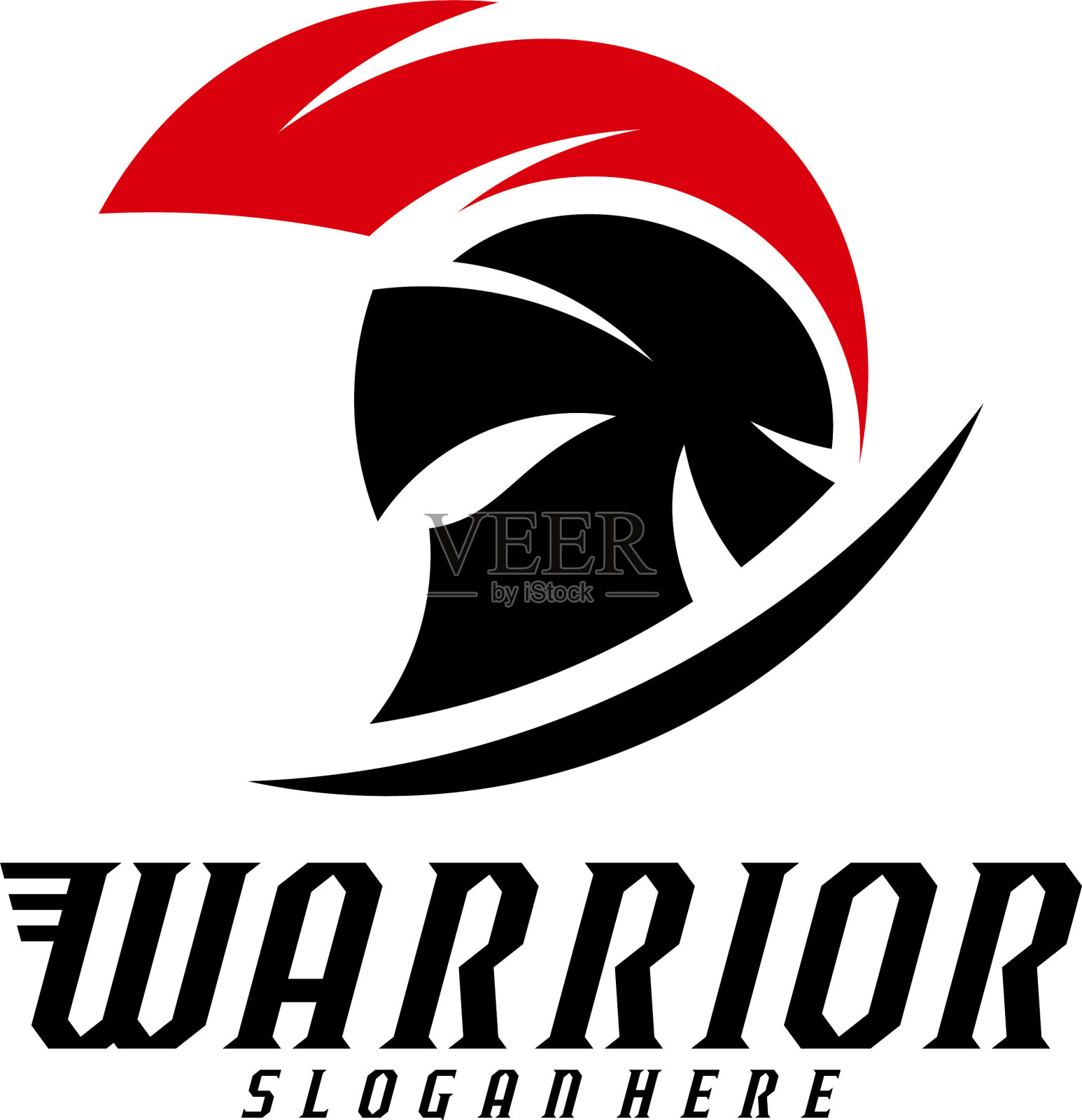 斯巴达勇士标志设计勇士运动队插画图片素材