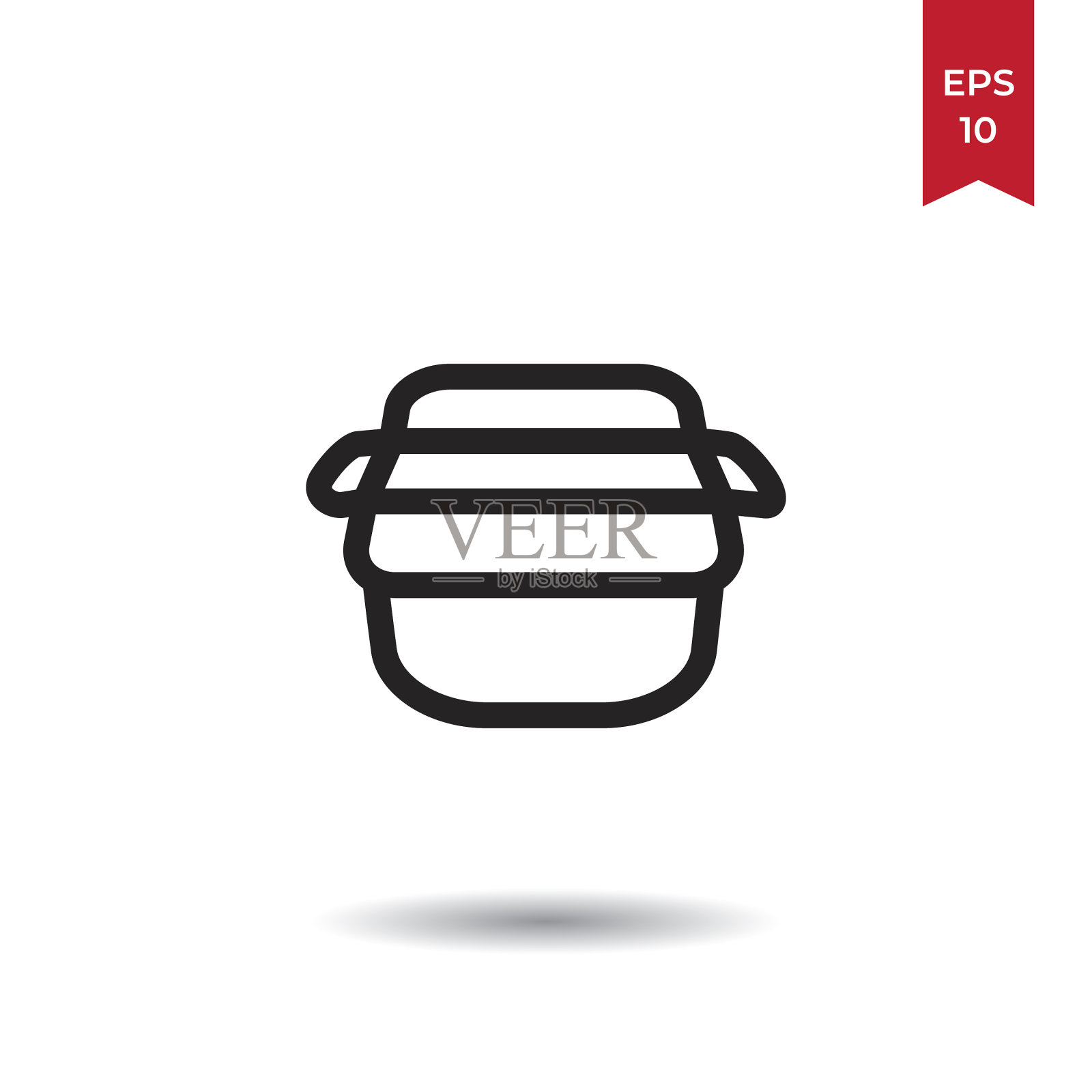 篮子里的图标插画图片素材