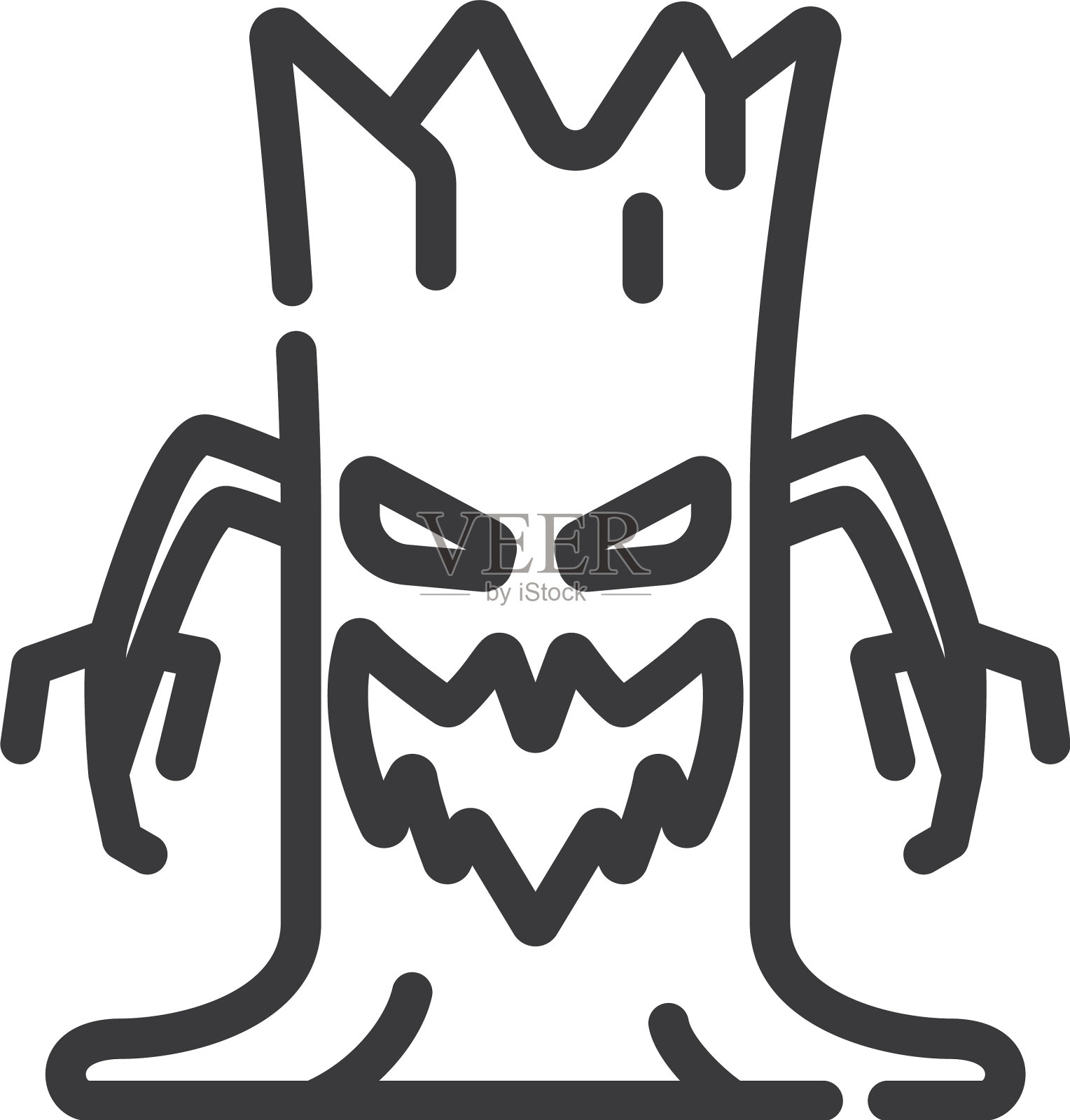 怪物图标设计元素图片