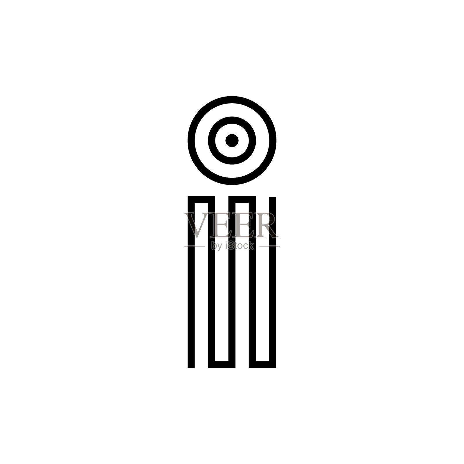 字母I标志设计元素图片