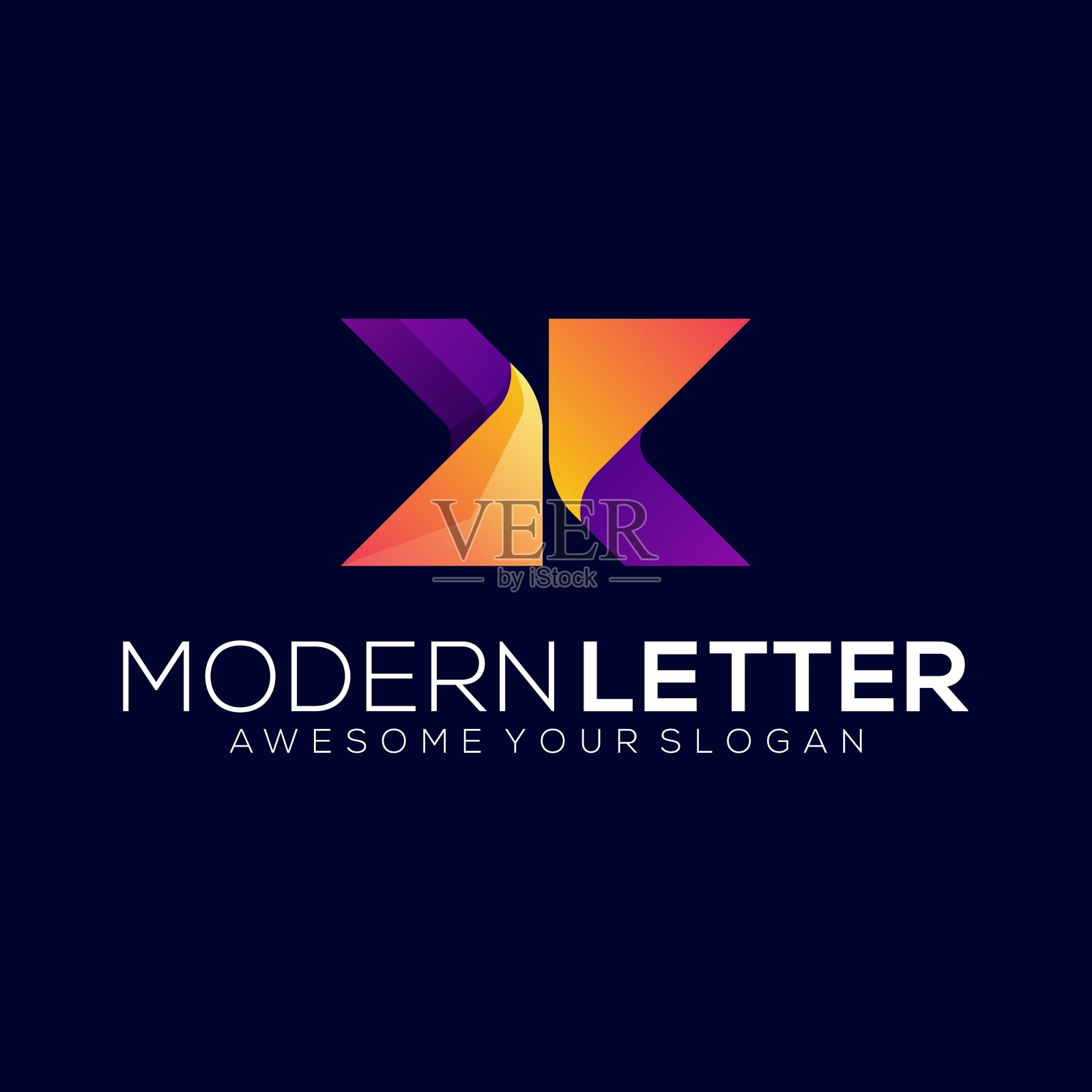 字母k矢量模板设计标志插画图片素材