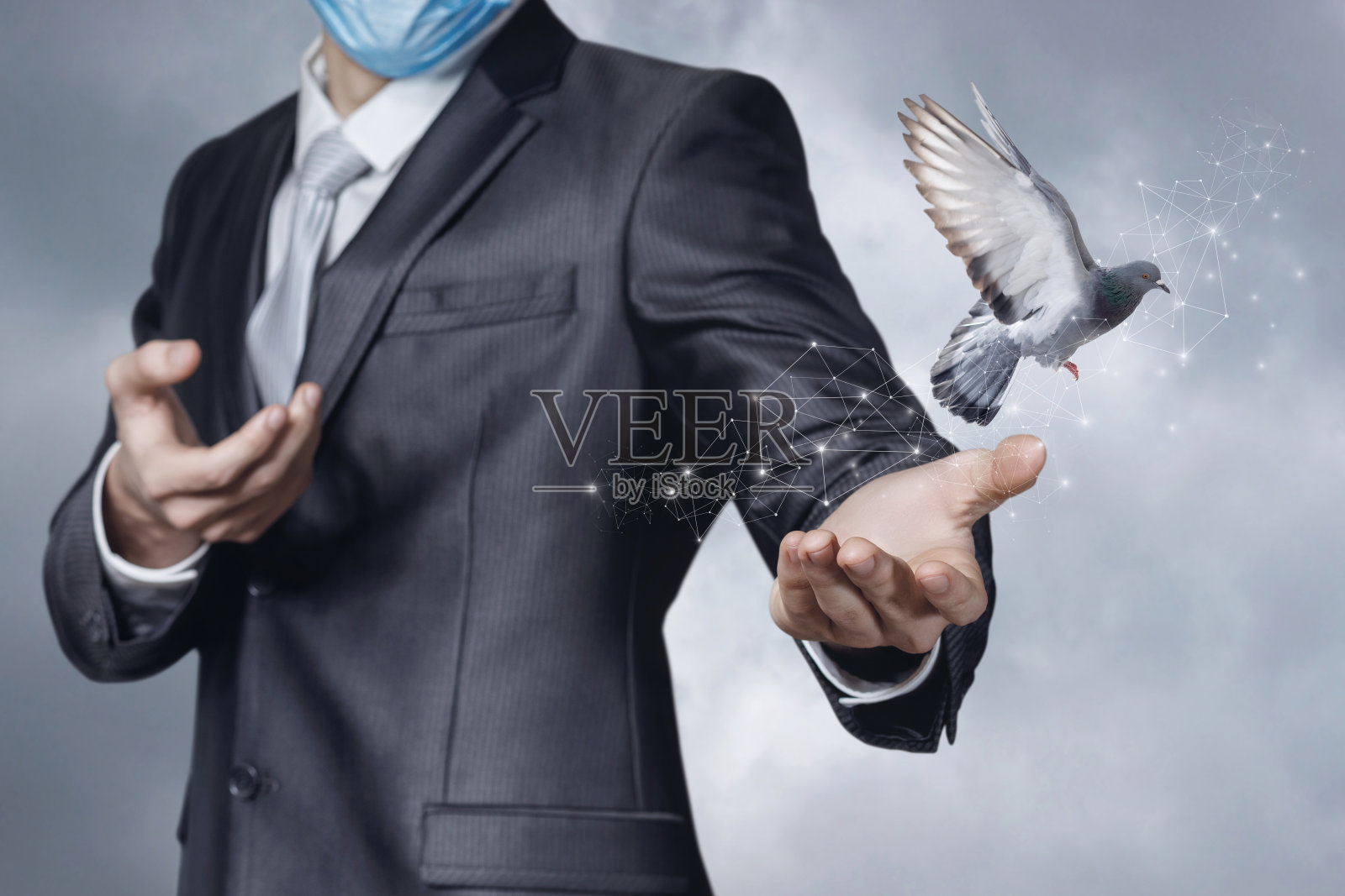 希望与和平的理念。照片摄影图片