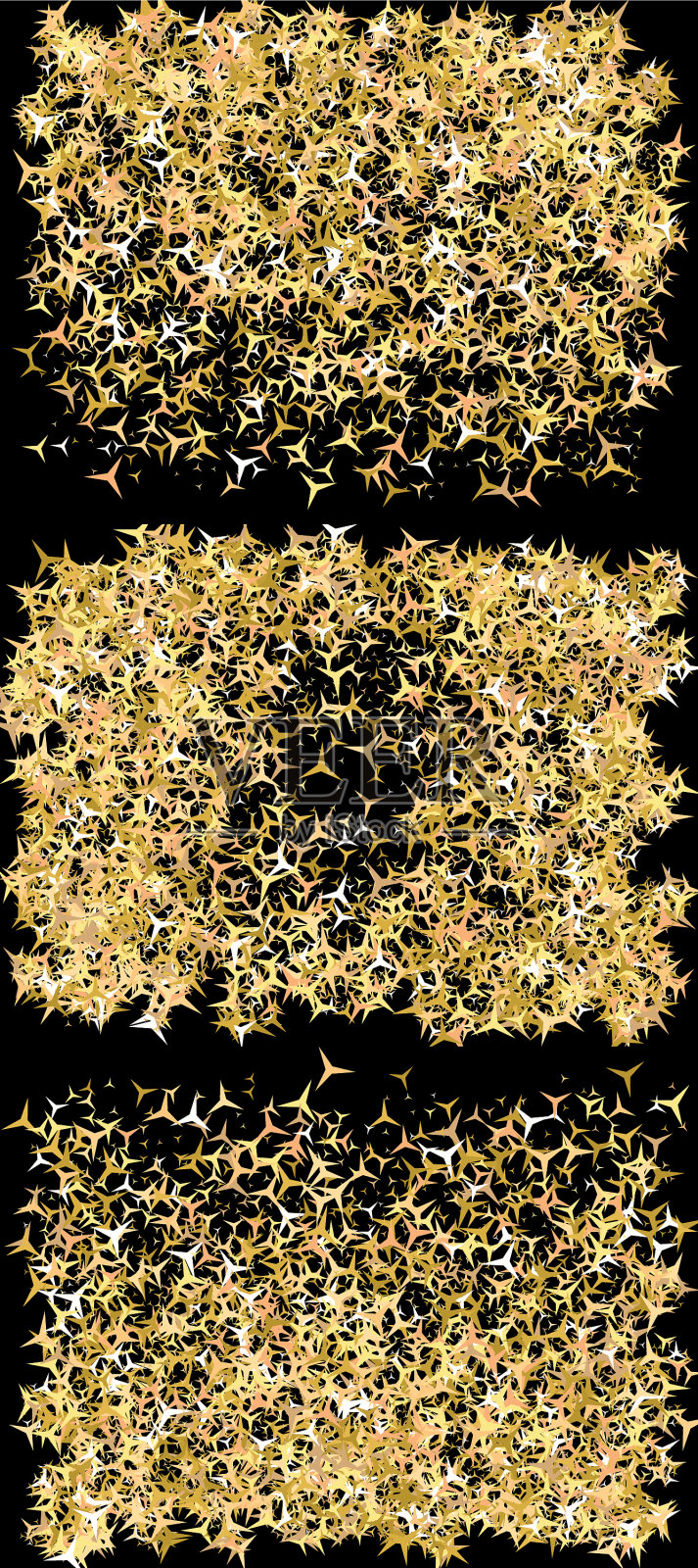 抽象的节日星星插画图片素材