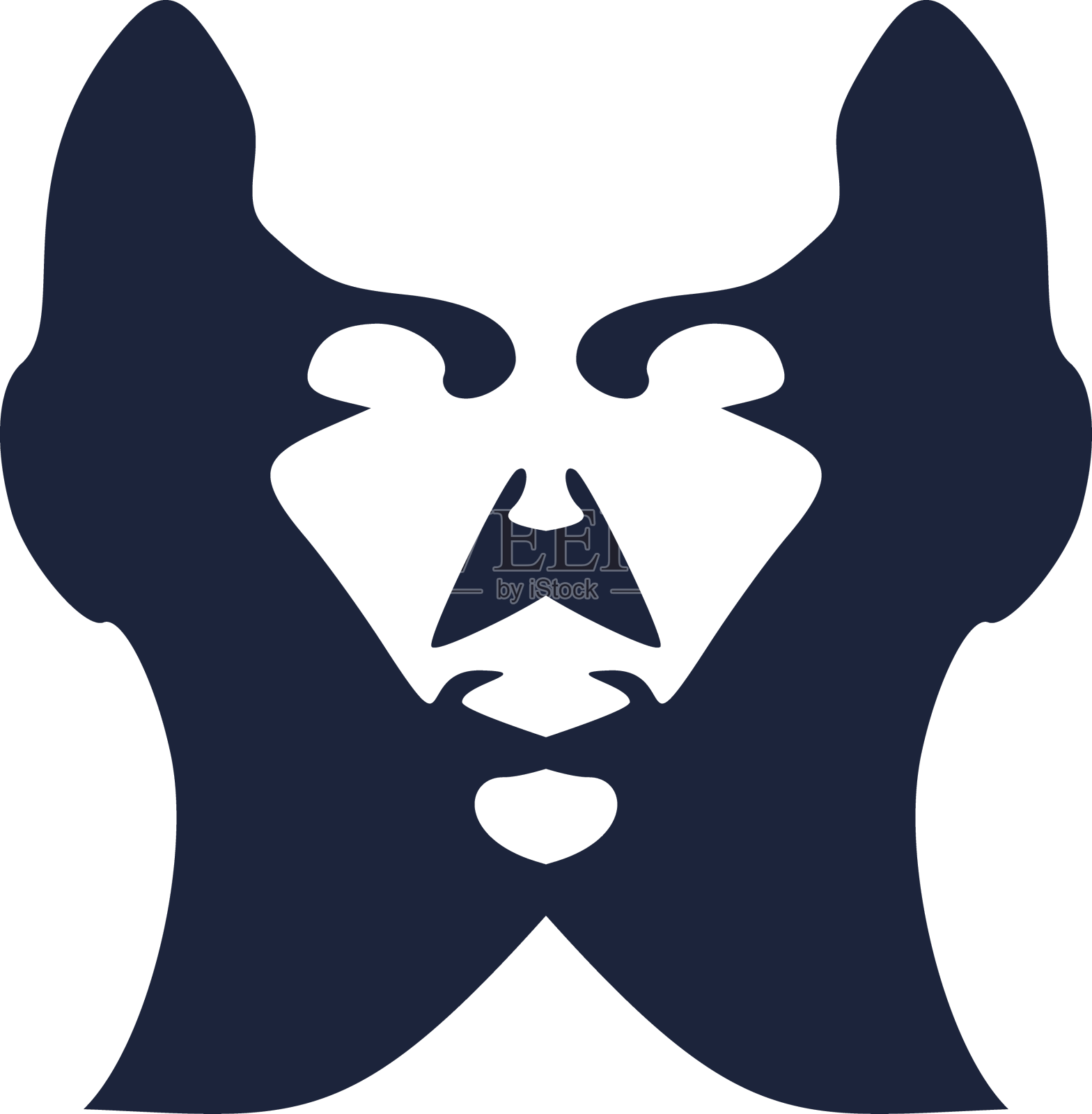 轮廓的头设计元素图片