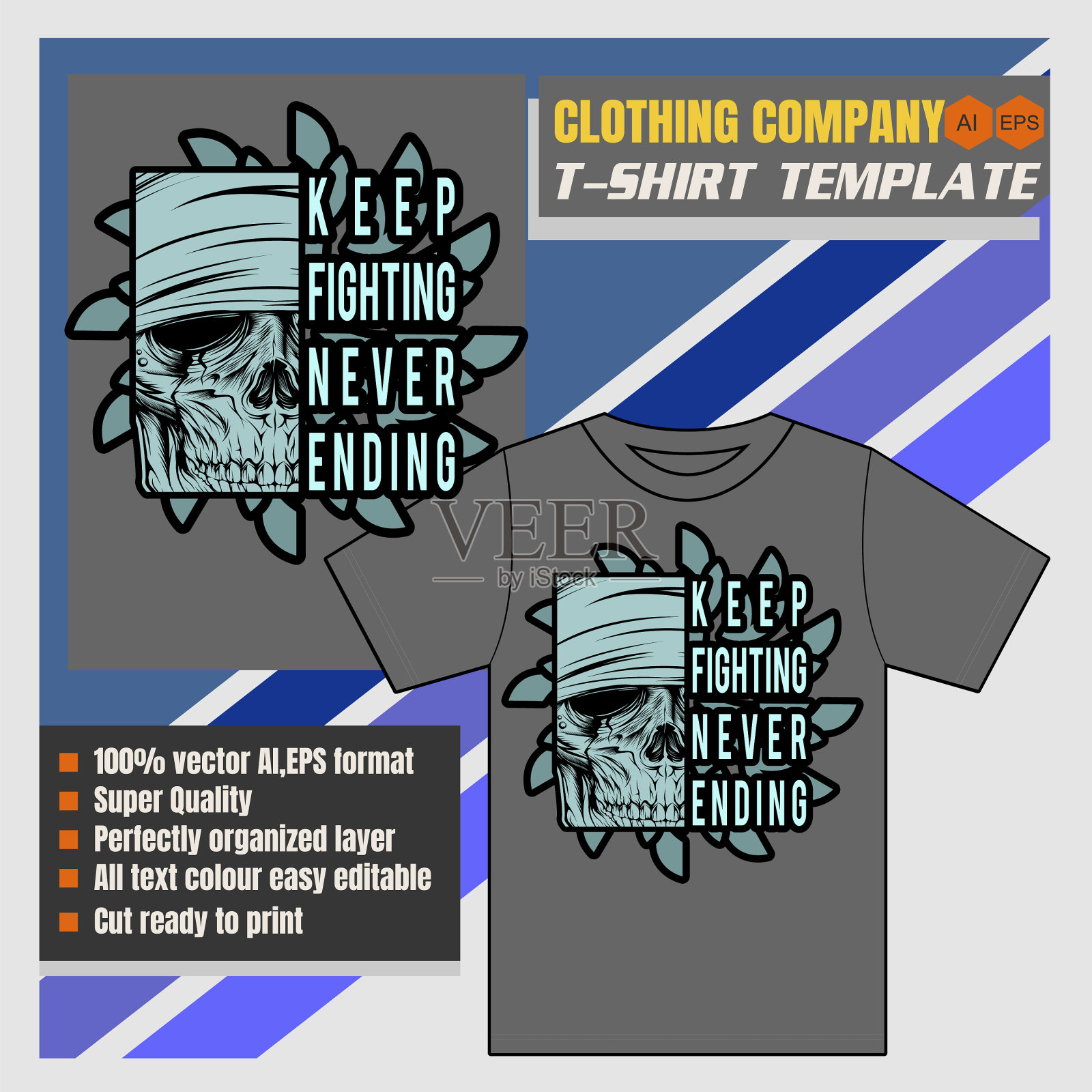 模拟服装公司t恤模板插画图片素材