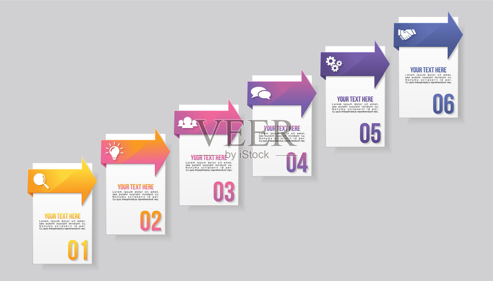 信息图形元素模板设计业务插画图片素材