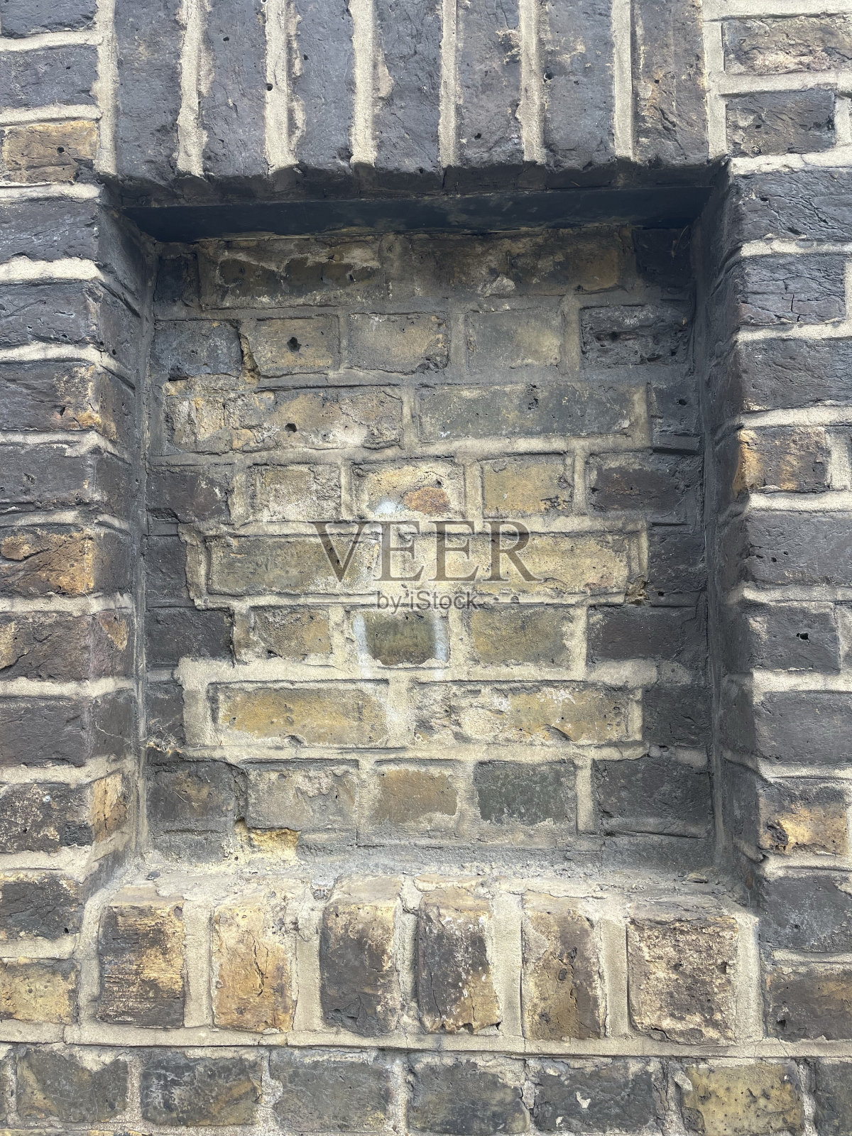 砖墙上的壁龛照片摄影图片