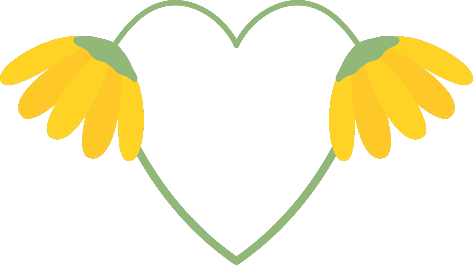 心爱与向日葵流行艺术风格设计元素图片