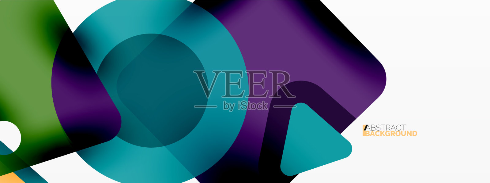 线、三角形、正方形和圆原语插画图片素材