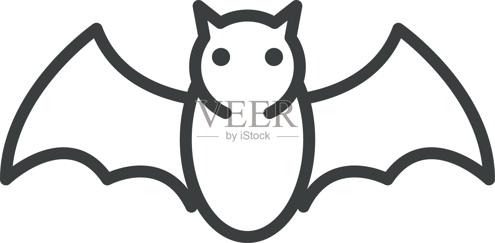万圣节蝙蝠动物角色图标设计元素图片