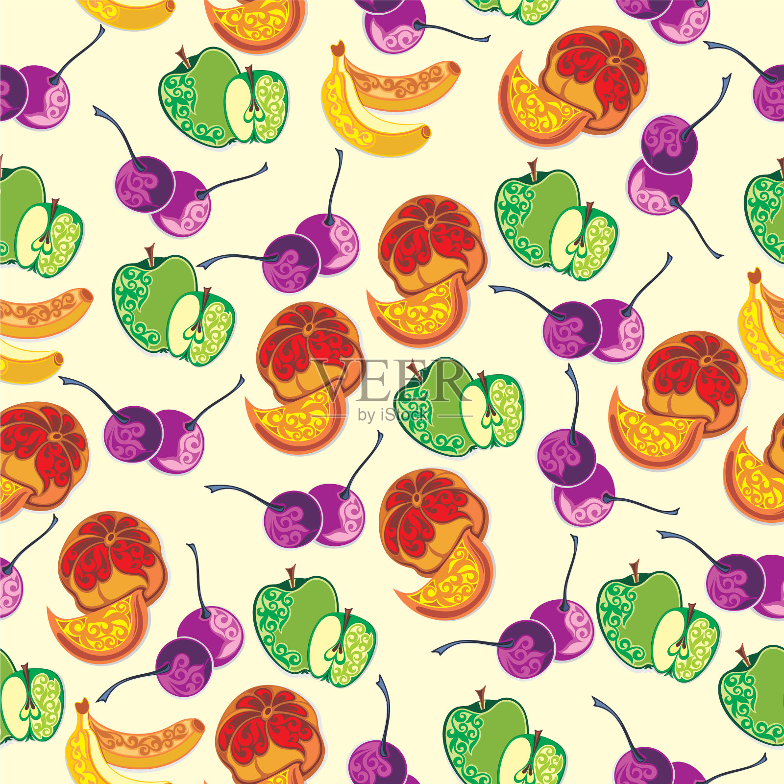 水果插画图片素材