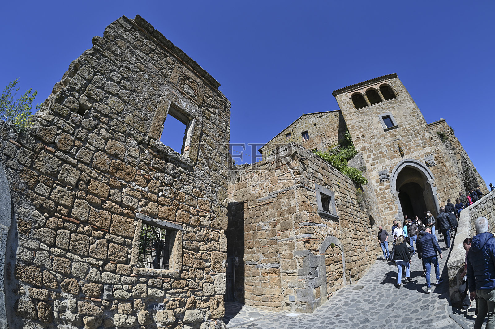 Bagnoregio entrance的Civita照片摄影图片