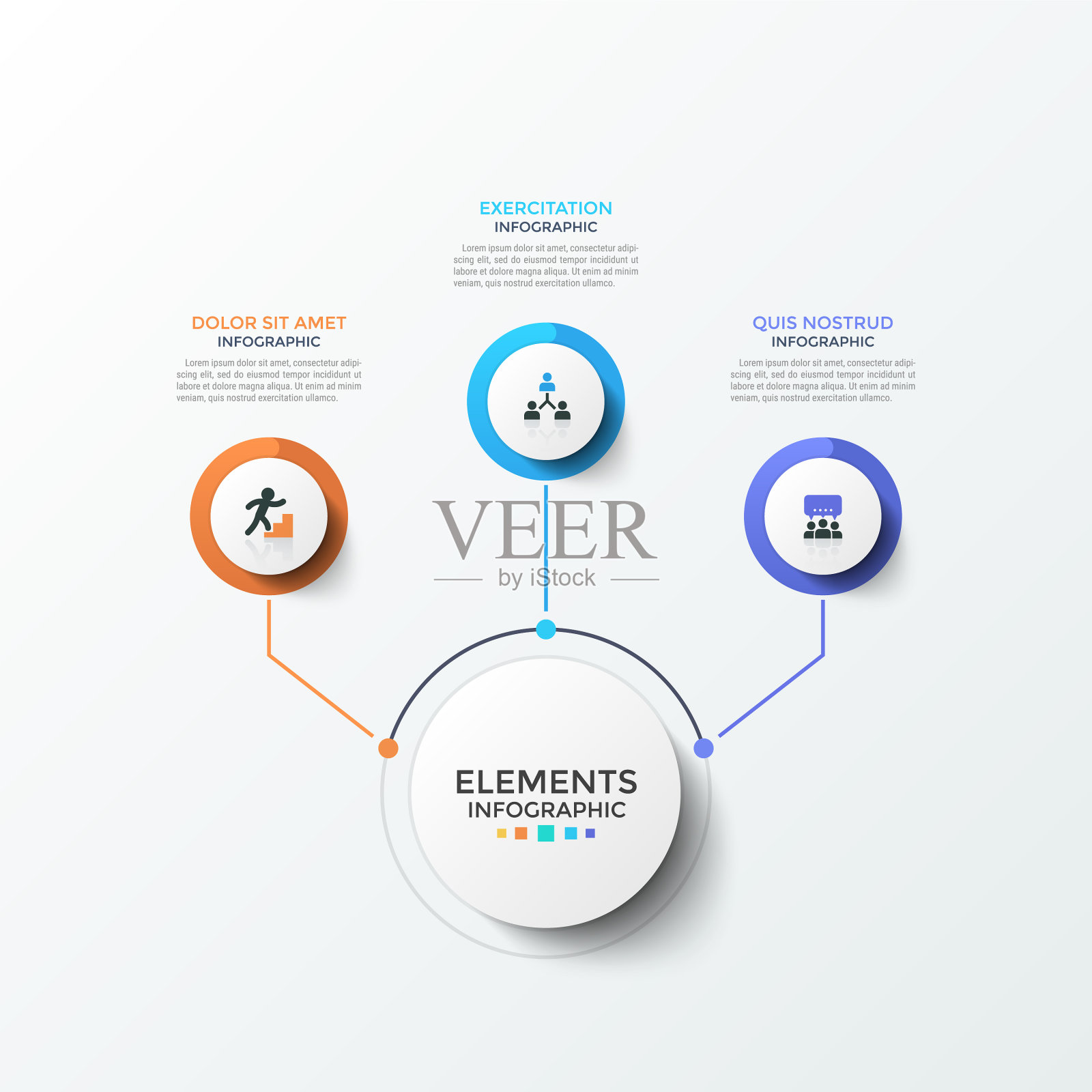 现代信息模板插画图片素材