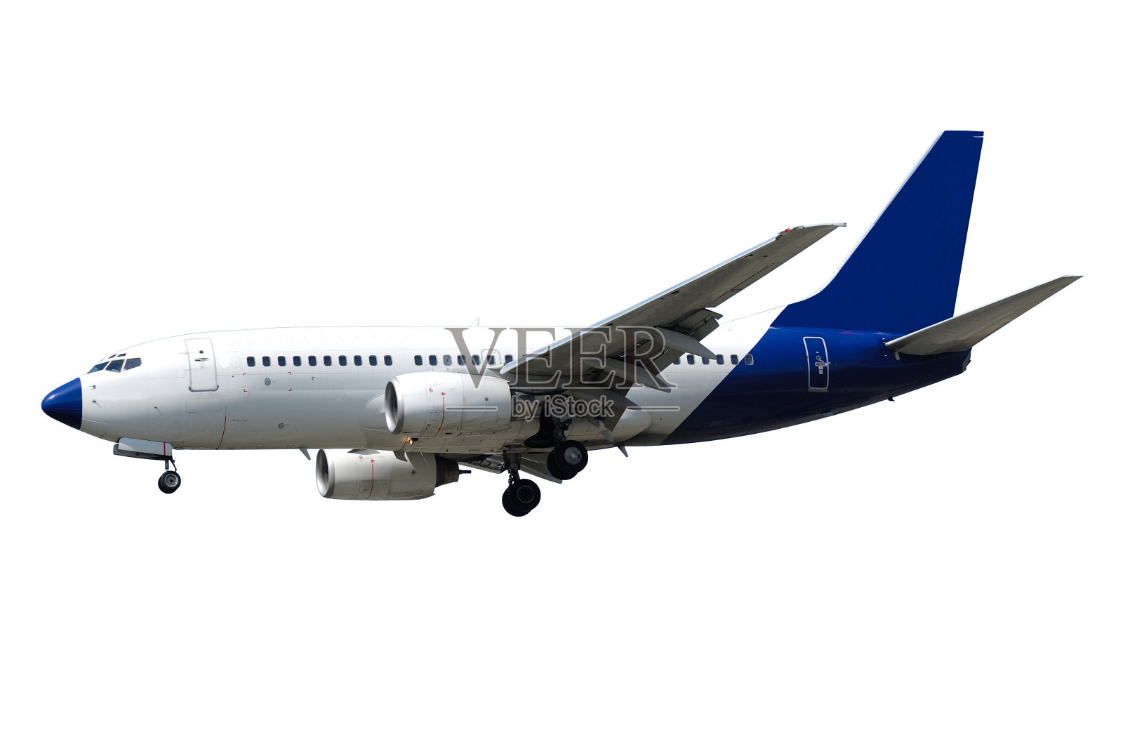 飞机被隔离在白色背景上照片摄影图片